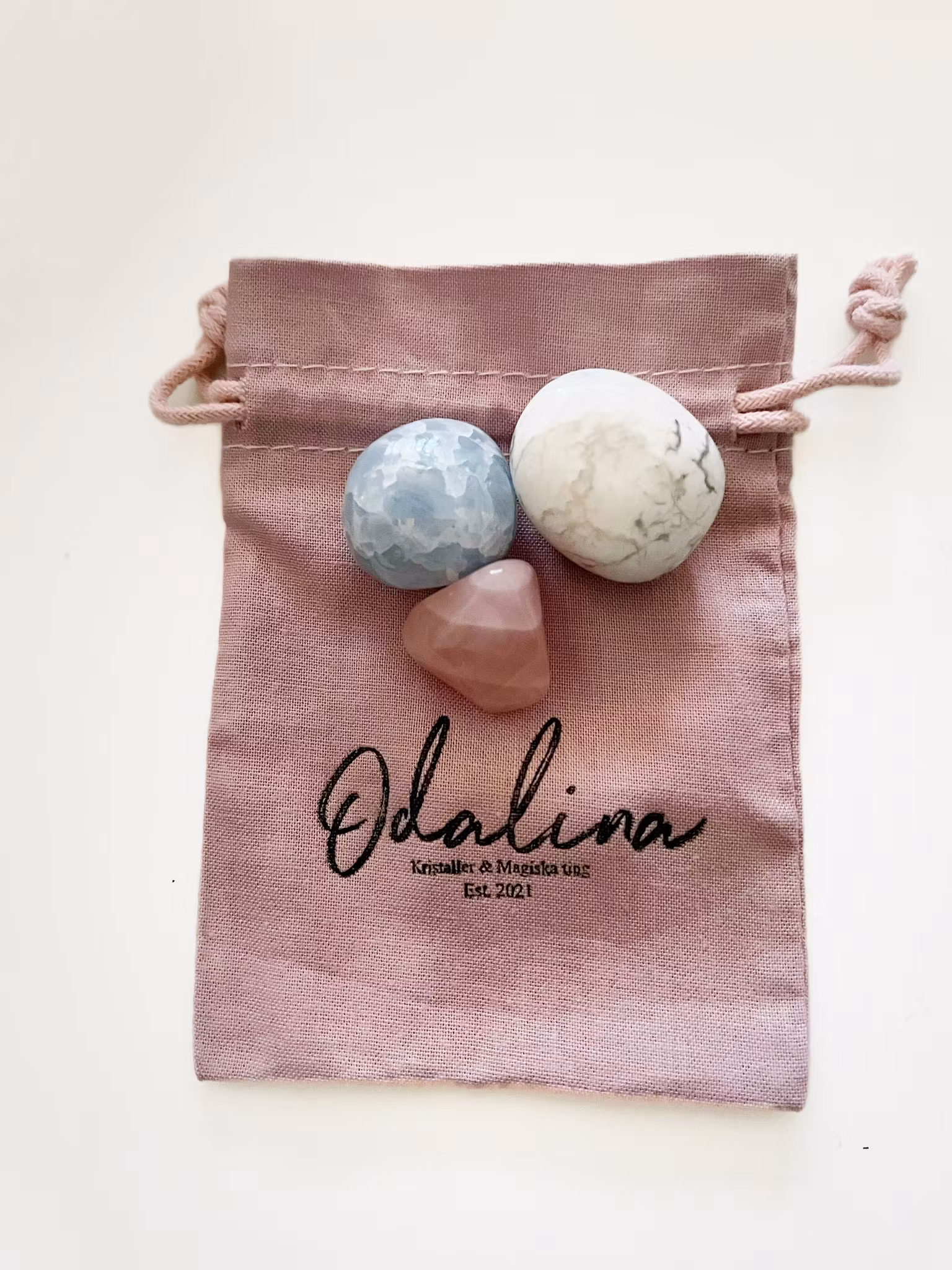 Kristallpåse ekologisk bomull