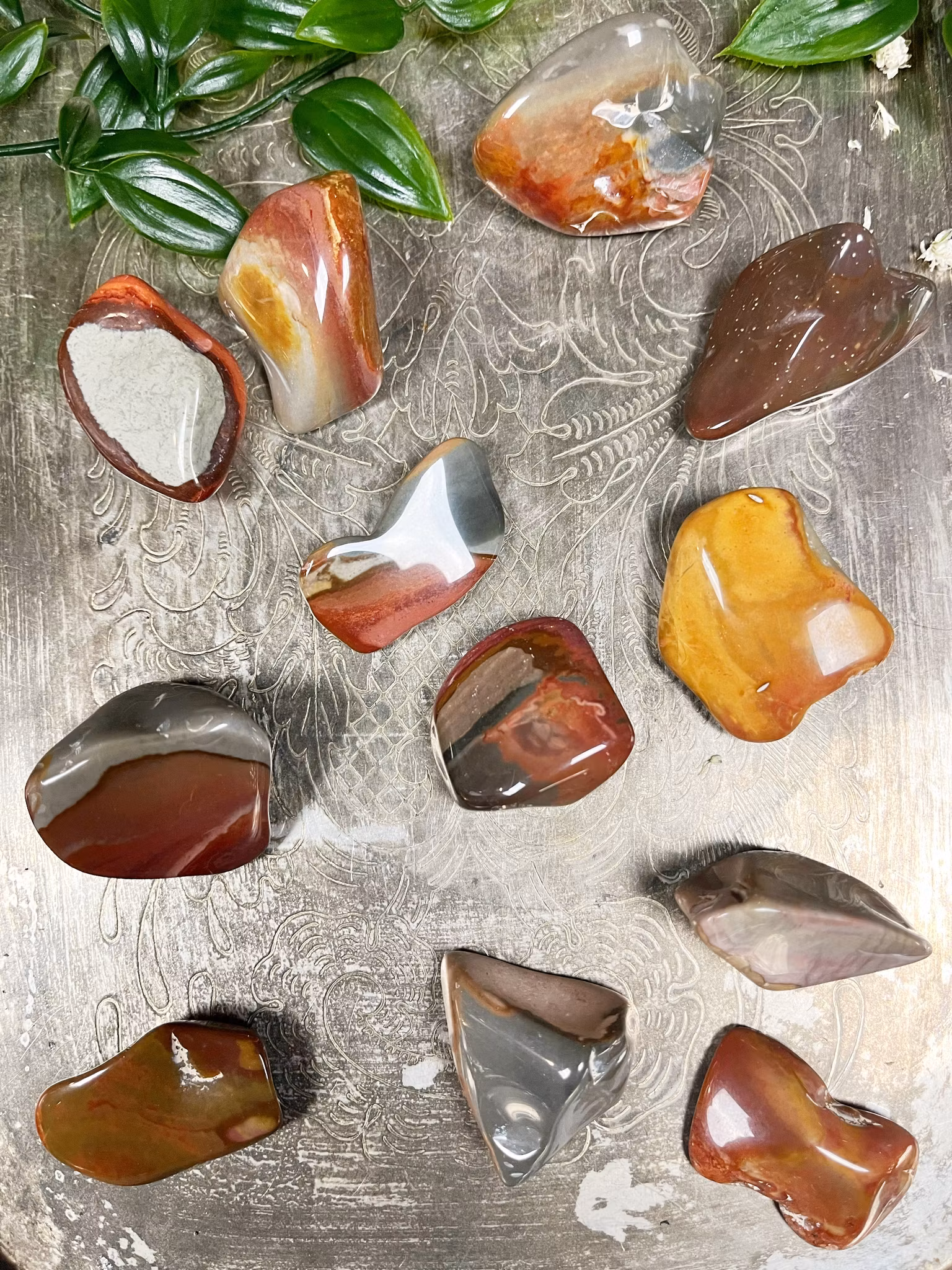 Jaspis, Polychrom Trumlade