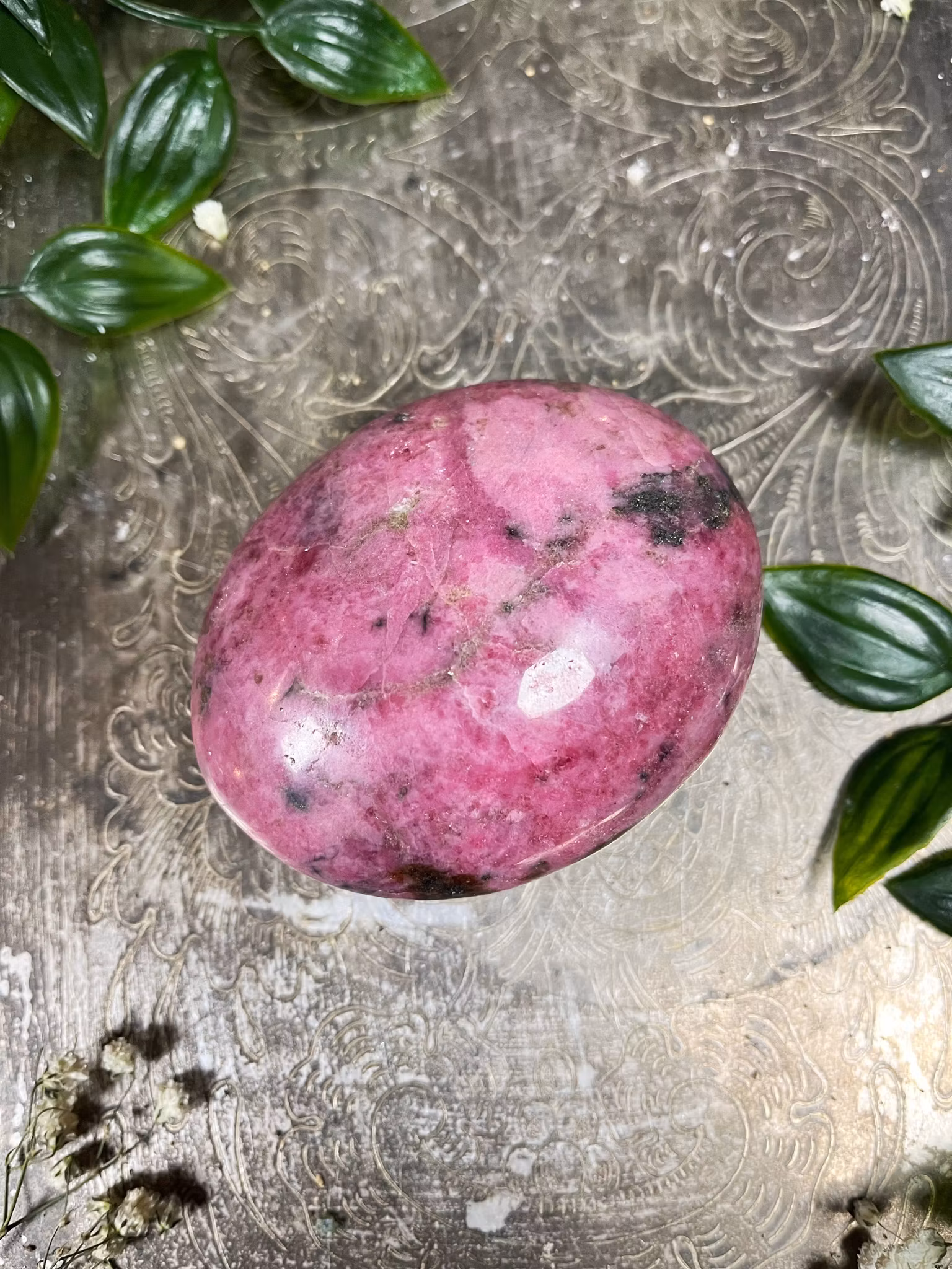 Rhodonit, touchstones jumbo