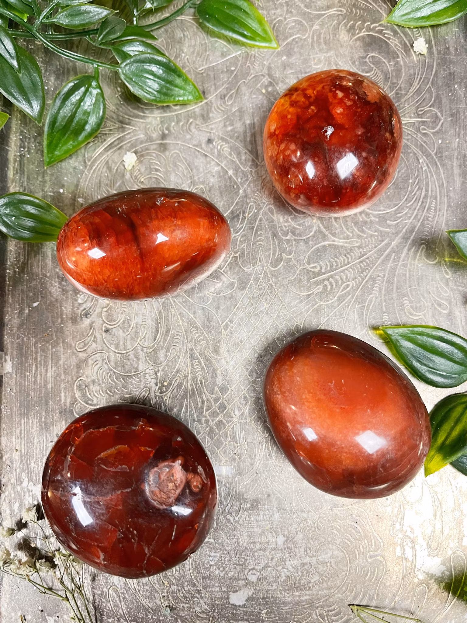 Karneol touchstone liten