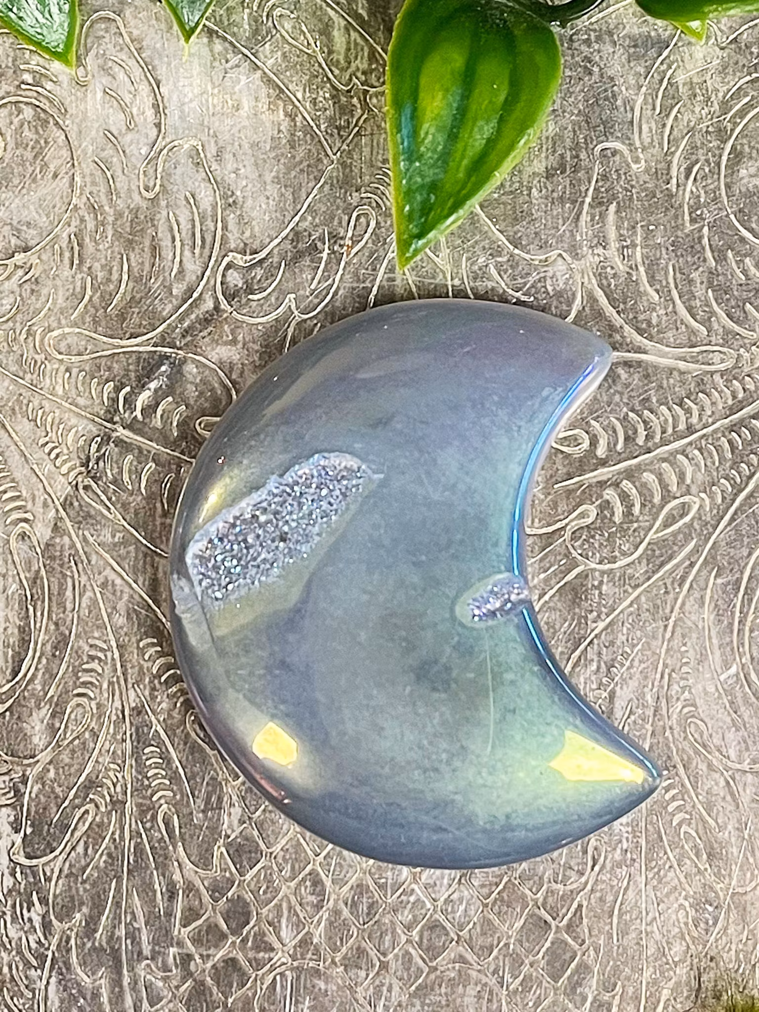 Agat, måne  aura med Druze D