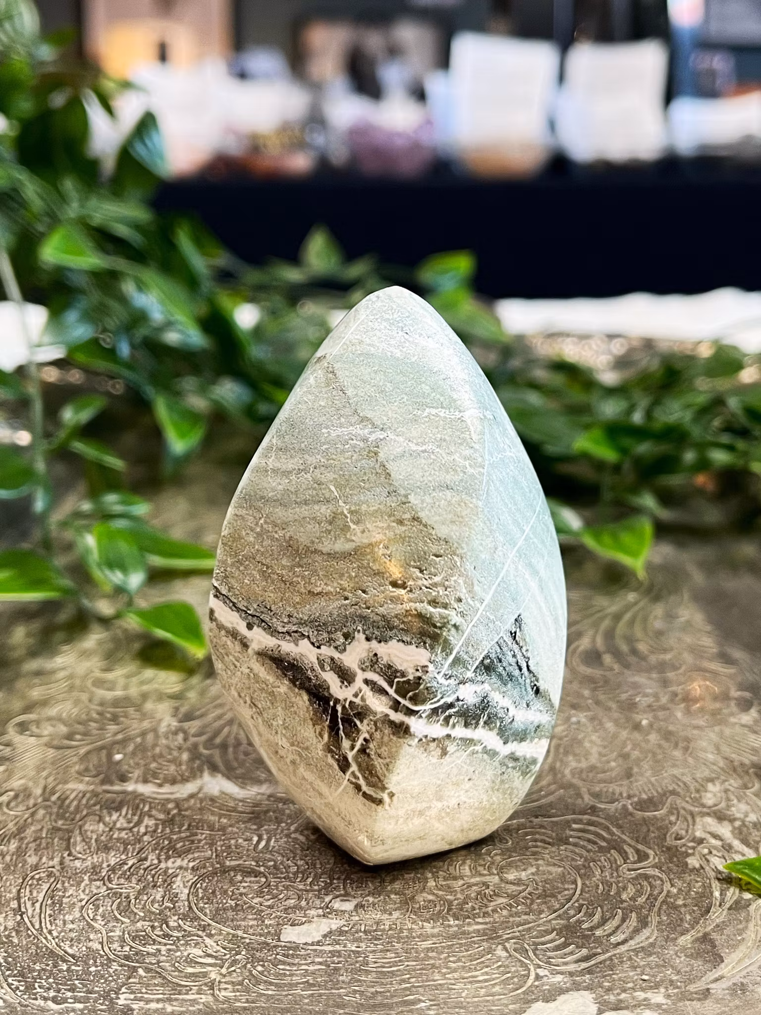 Grön Sardonyx flamma B