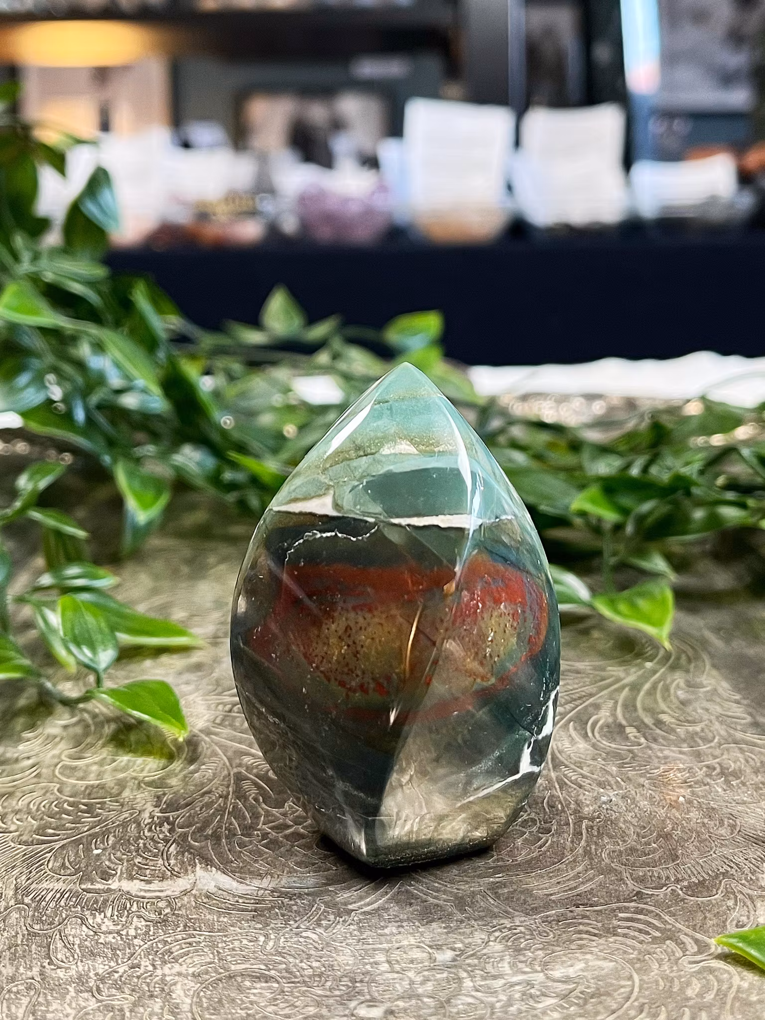 Grön Sardonyx flamma D