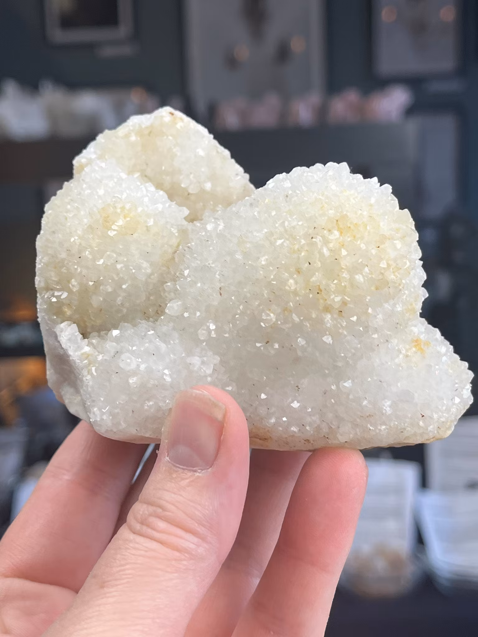 Solar kvarts (stalaktit) kluster D