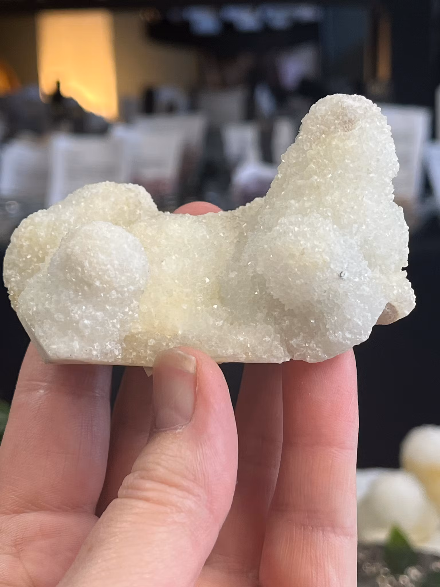 Solar kvarts (stalaktit) kluster F