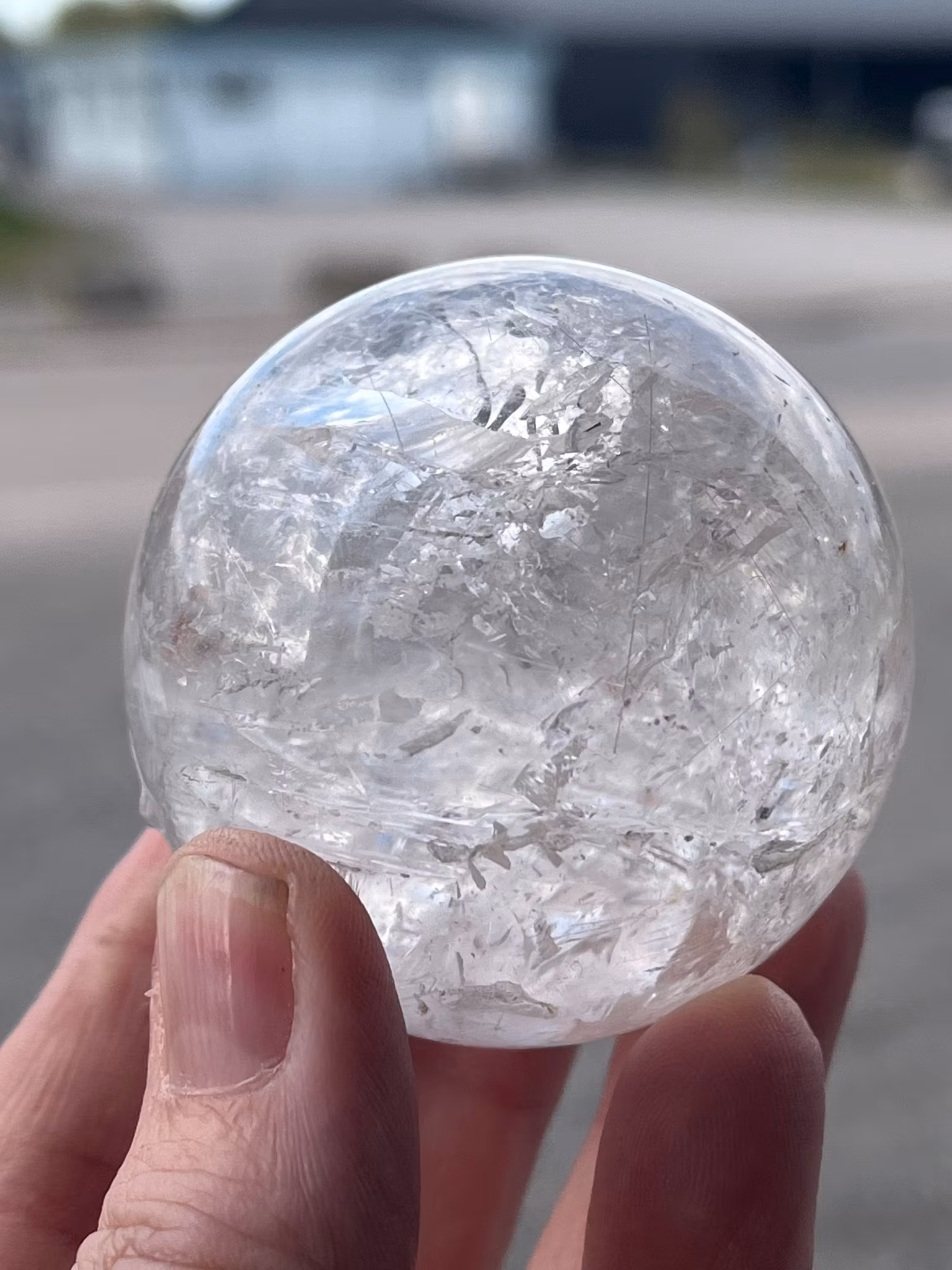 Bergkristall klot hk F