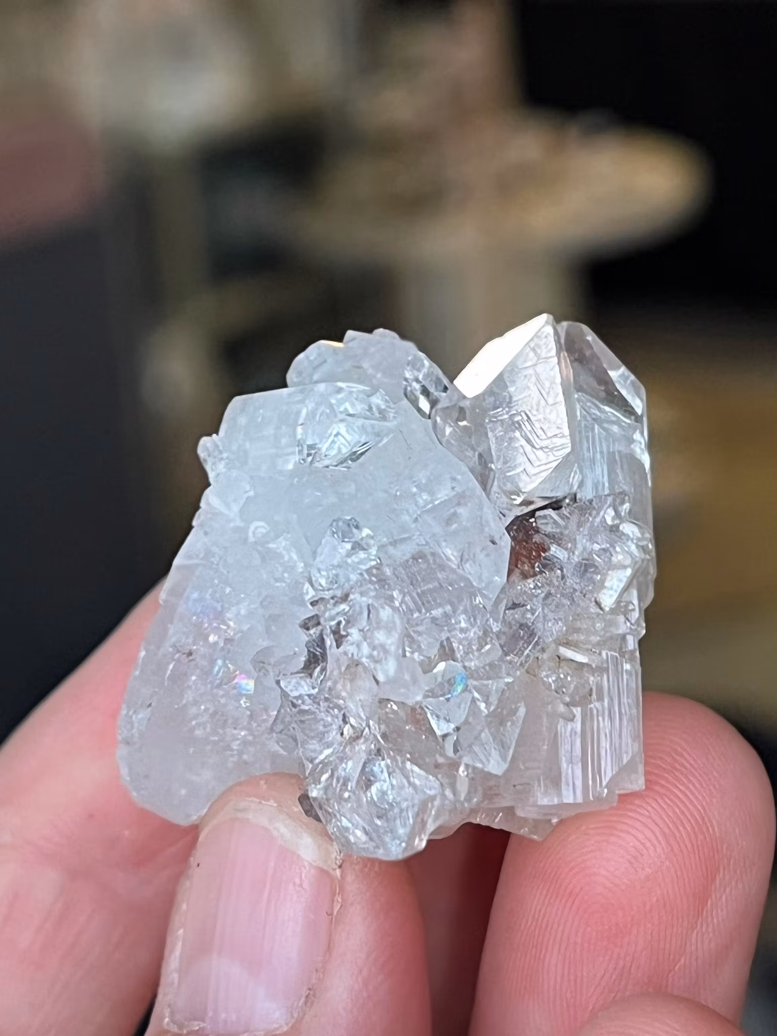 Apofyllit, mini kluster #J högsta kvalitet AAA