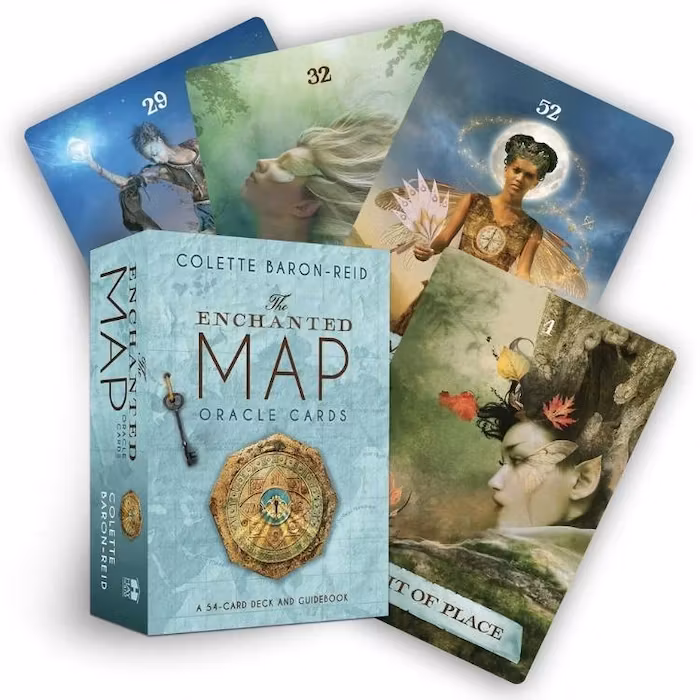 The enchanted map oracle cards