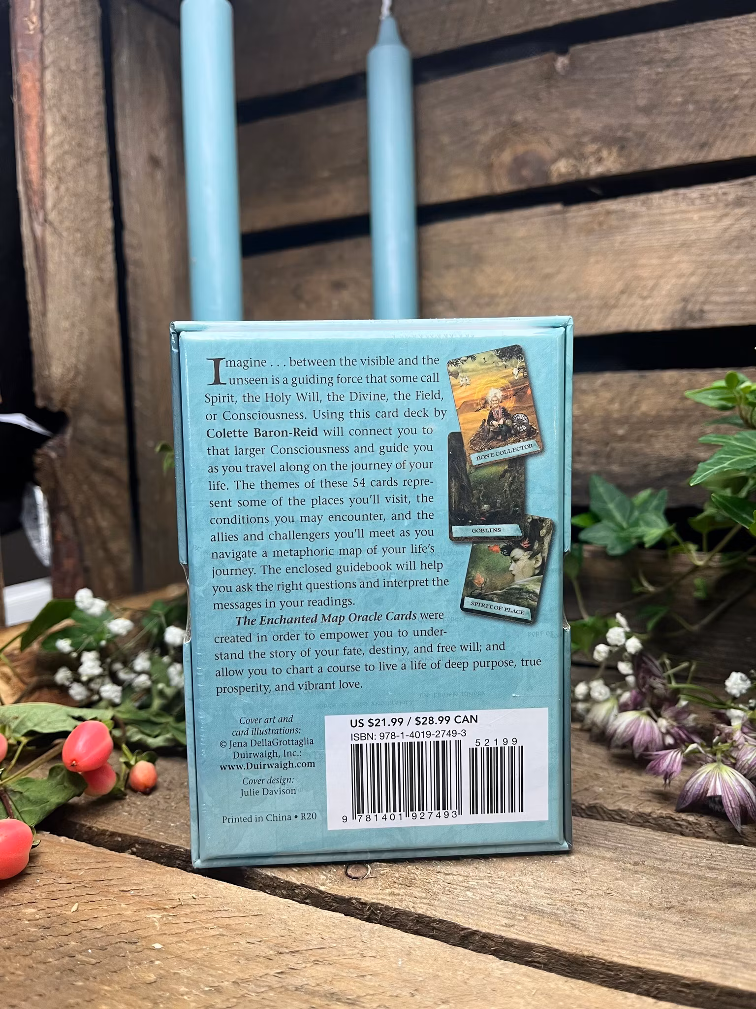 The enchanted map oracle cards