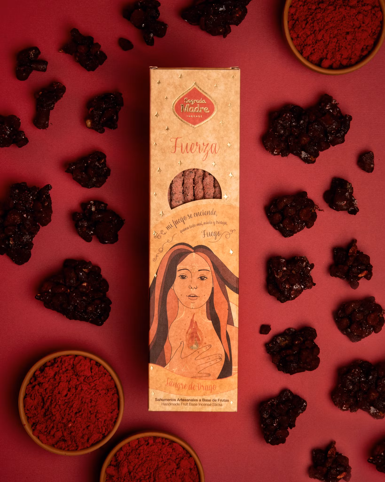 Element Eld Drakblod rökelsepinnar