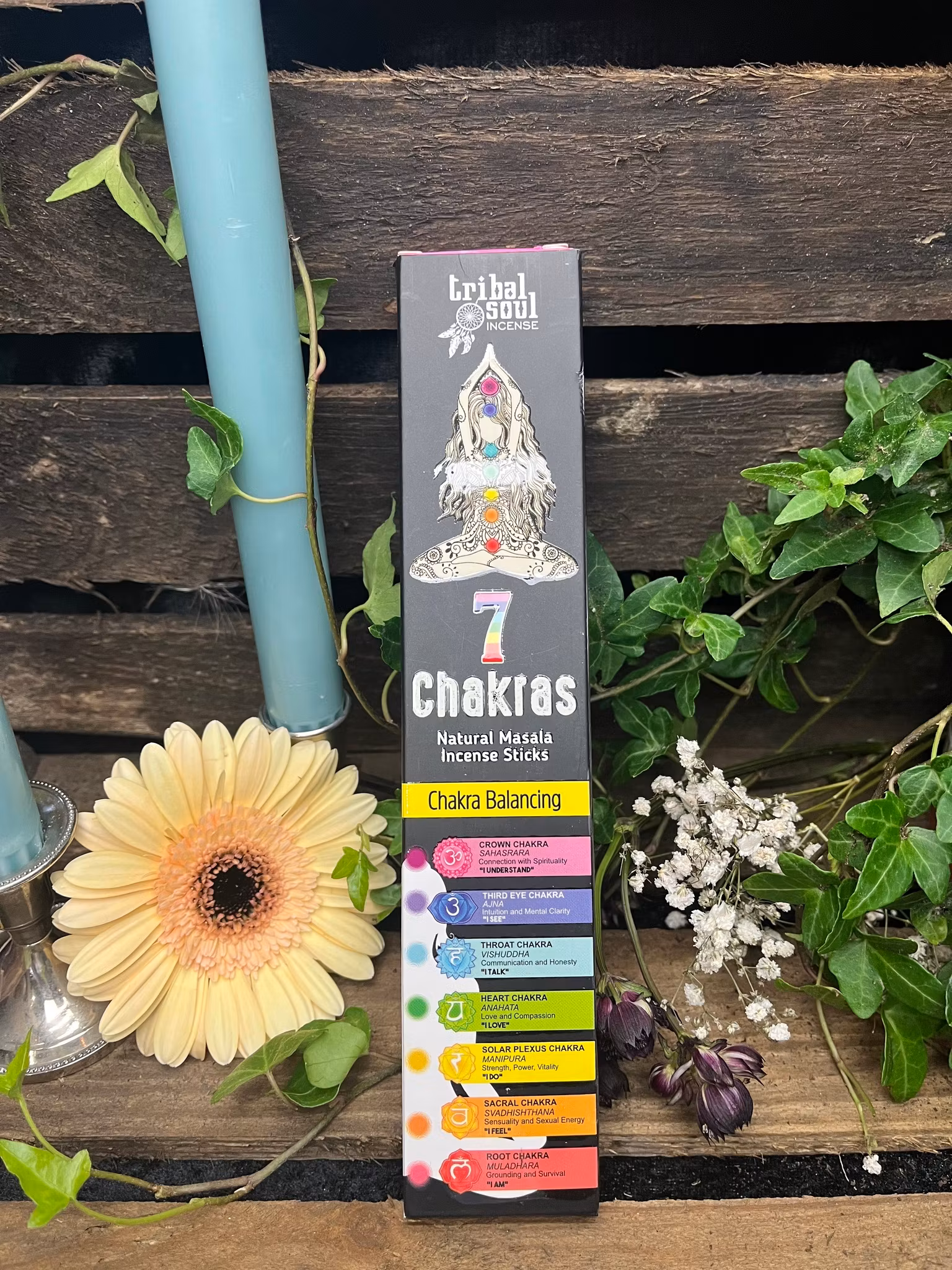 Rökelse, Pinnar Tribal Soul Chakra Box