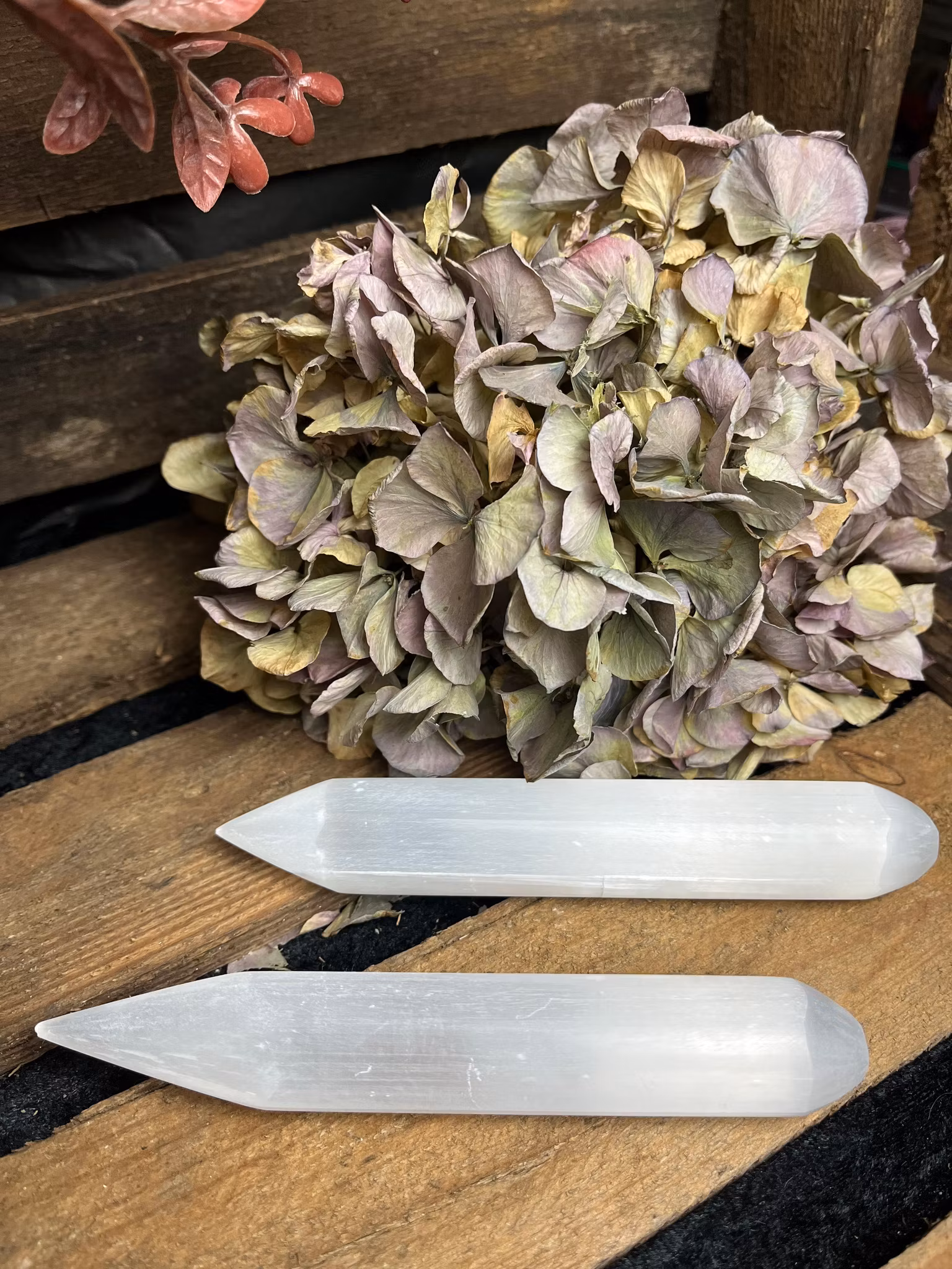 Selenit, Vit Stav med Spets