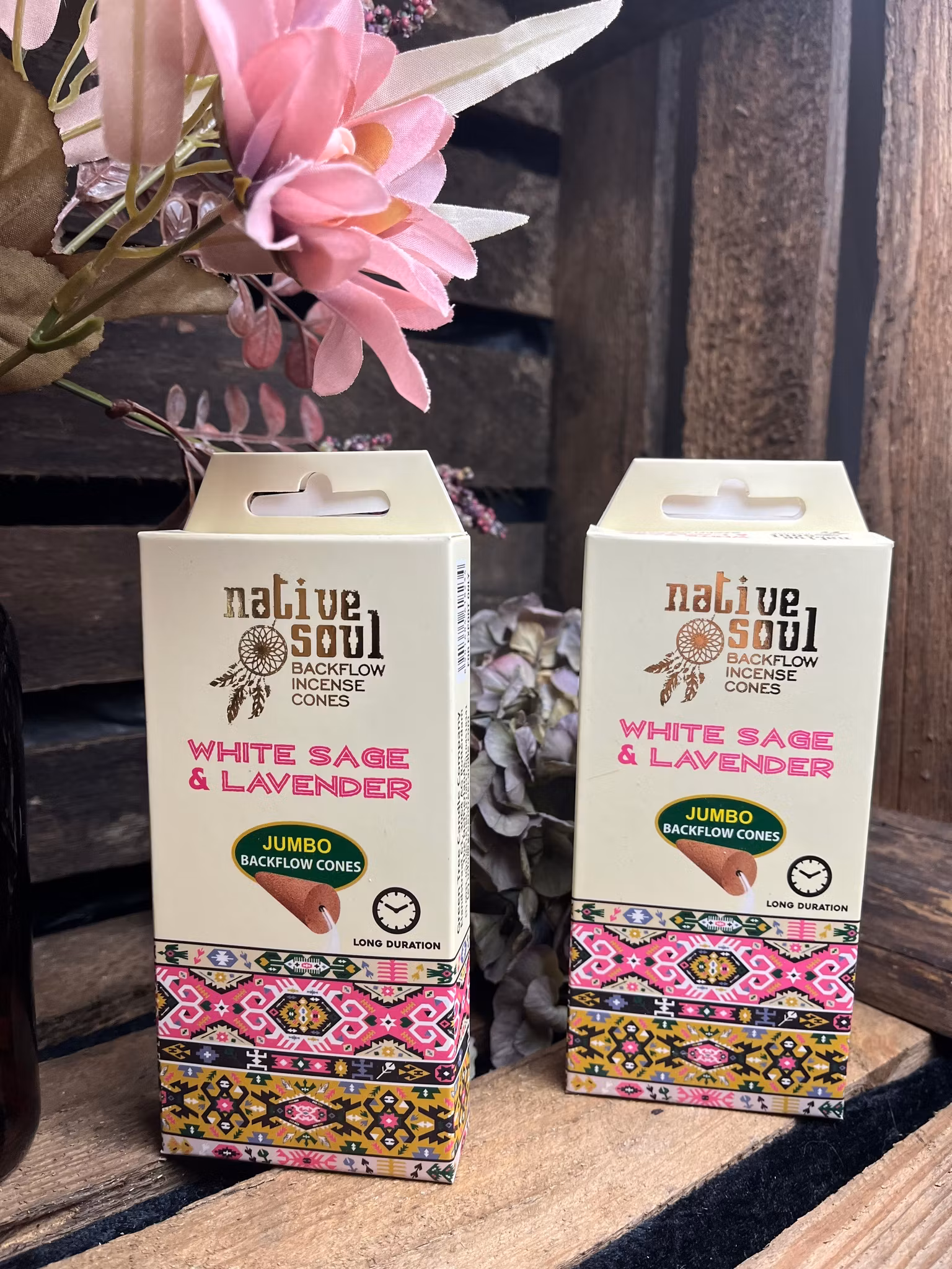 Rökelse, Koner Backflow White Sage & Lavender