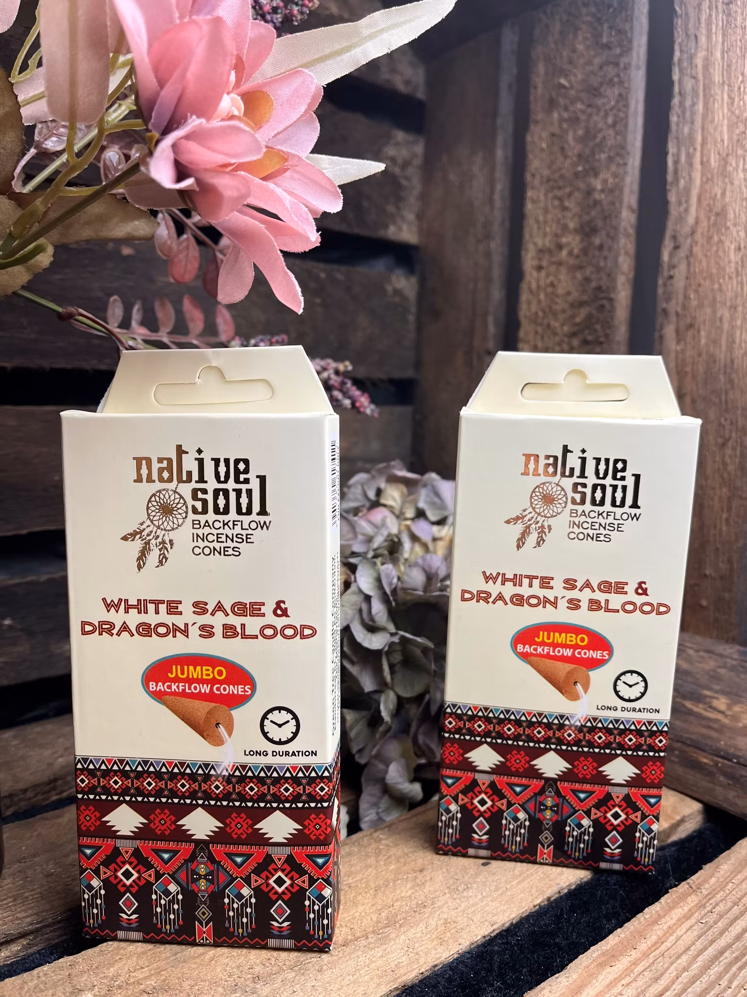 Rökelse, Koner Backflow White Sage & Dragon Blood