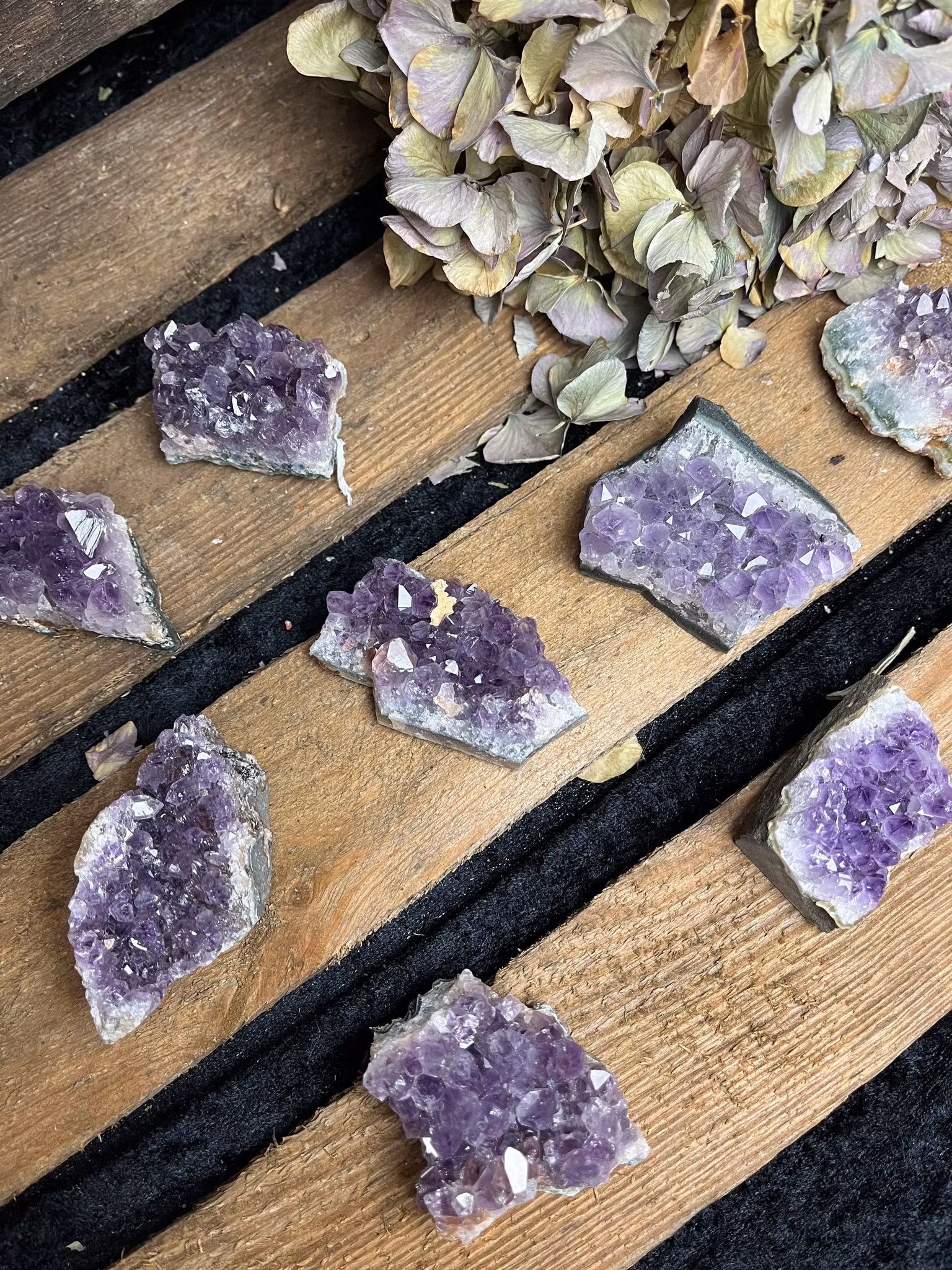 Ametist, kluster små