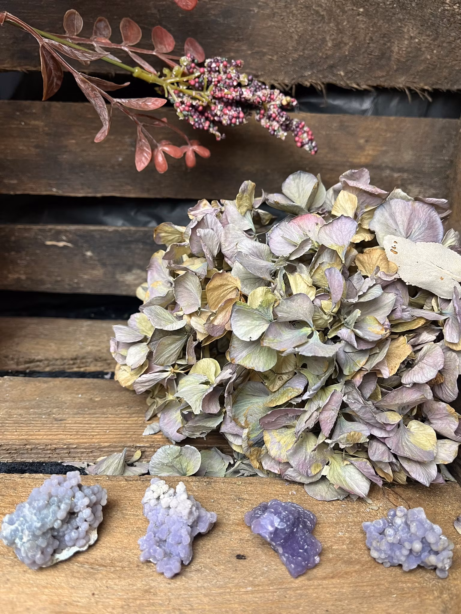 Druvagat  kluster mellan