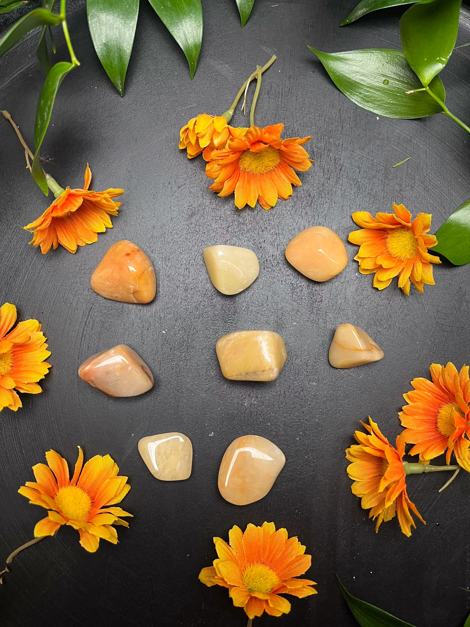 Kvarts, Gul    (trumlade) AA