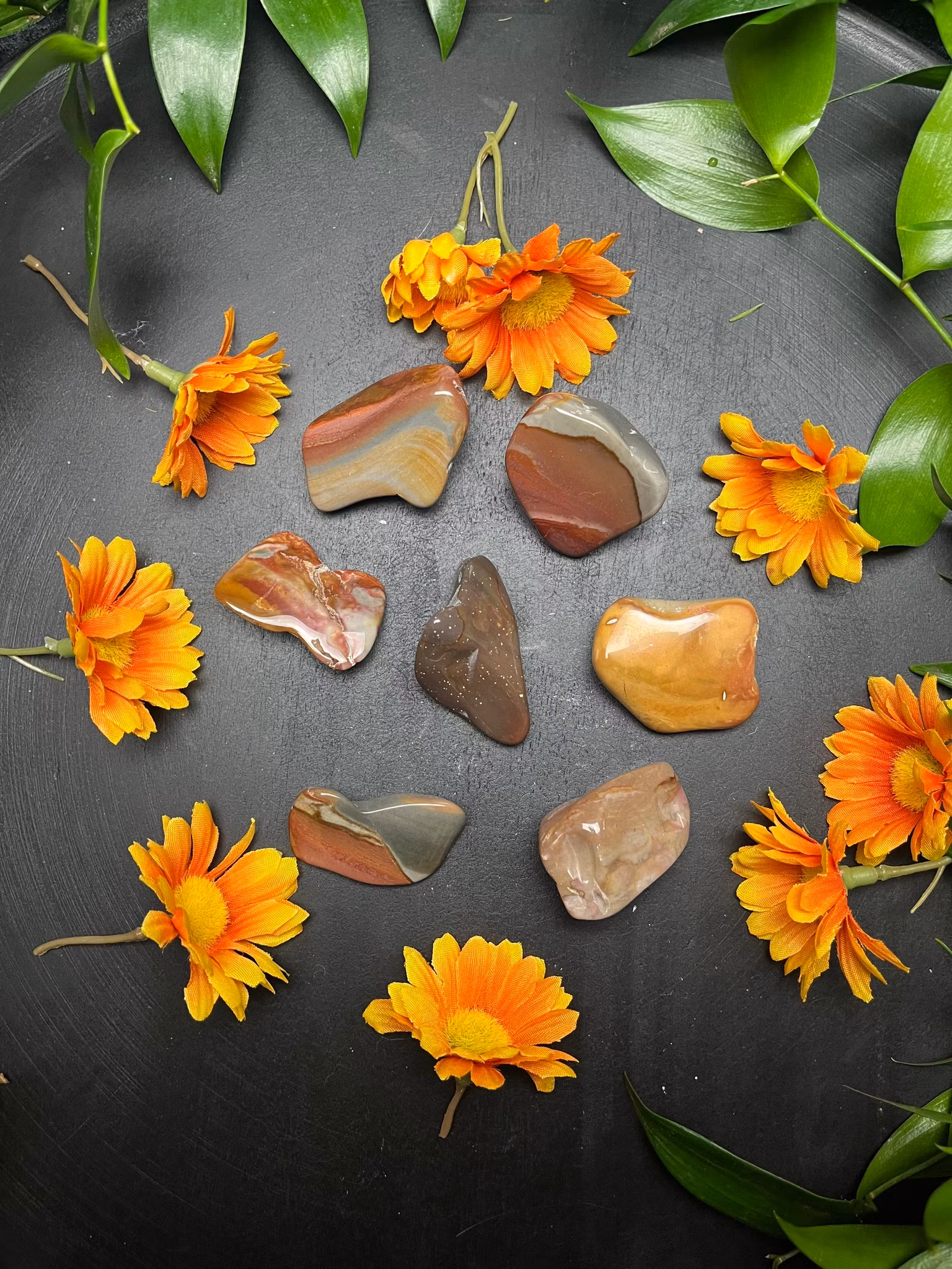 Jaspis, Polychrom Trumlade