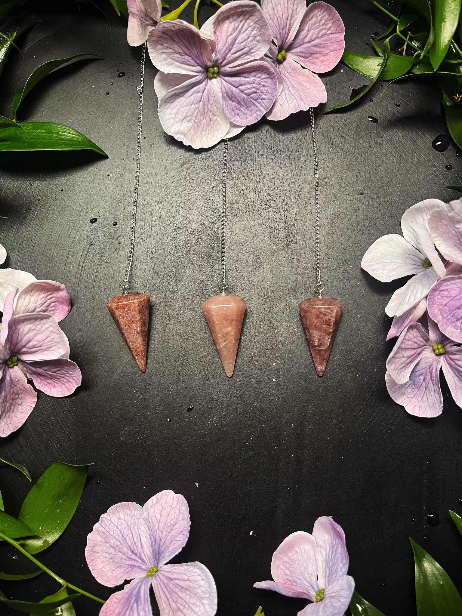 Jordgubbskvarts pendel