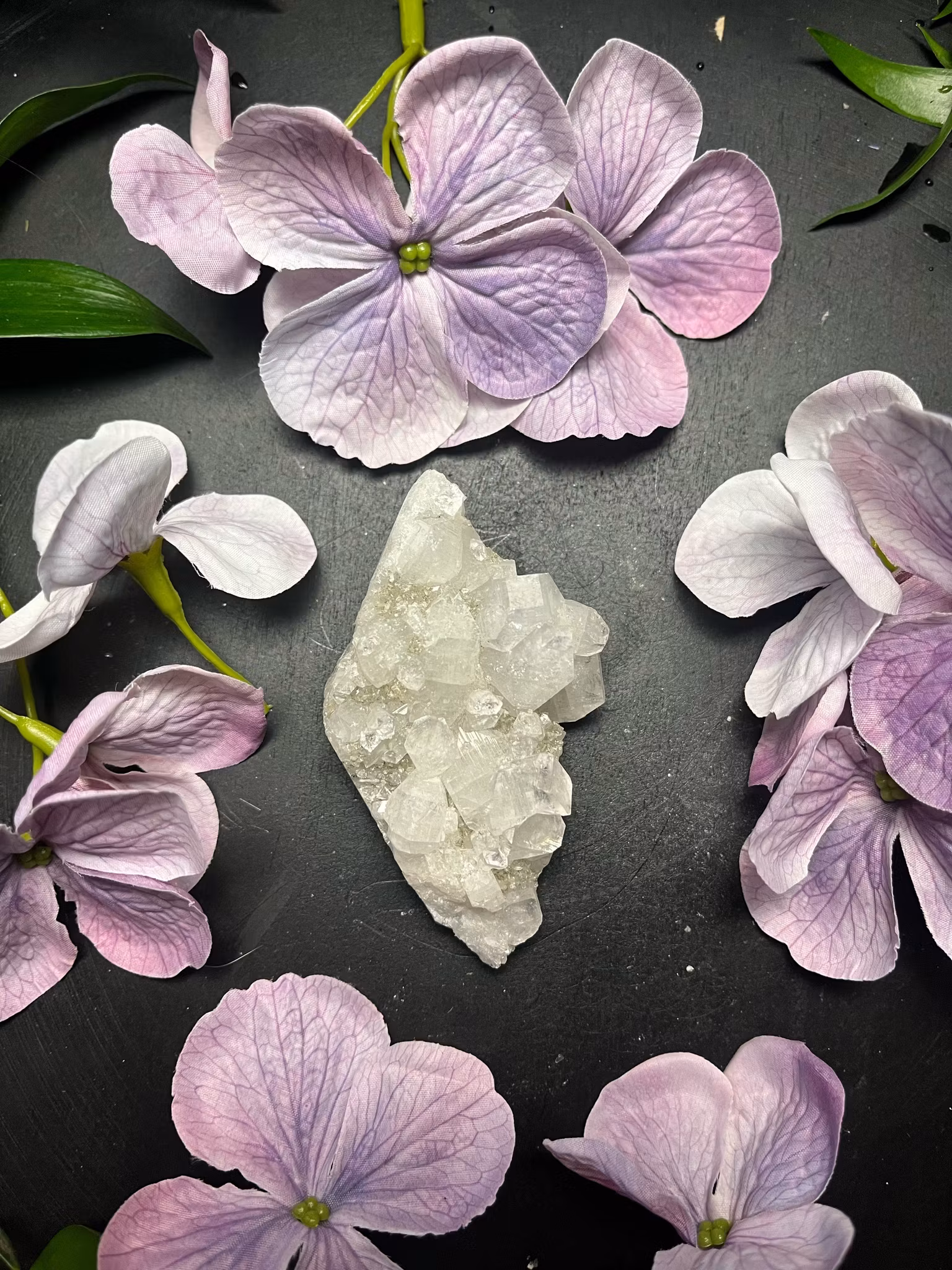 Apofyllit, mini kluster #B högsta kvalitet AAA