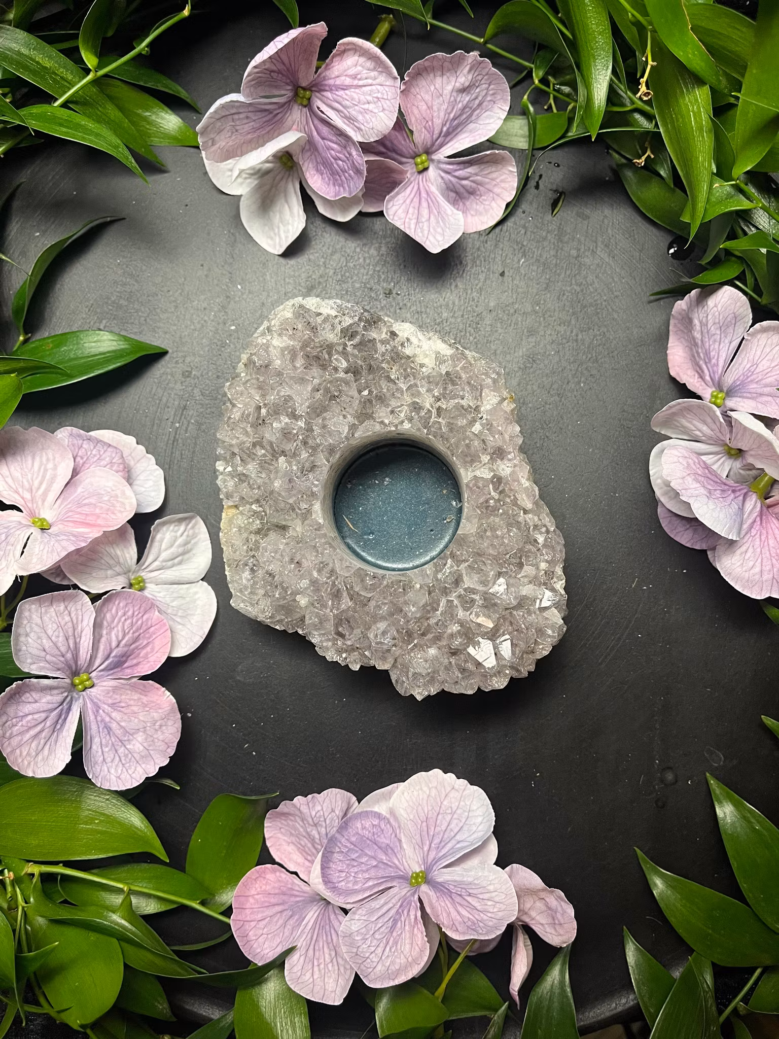 Ametist lykta kluster #A