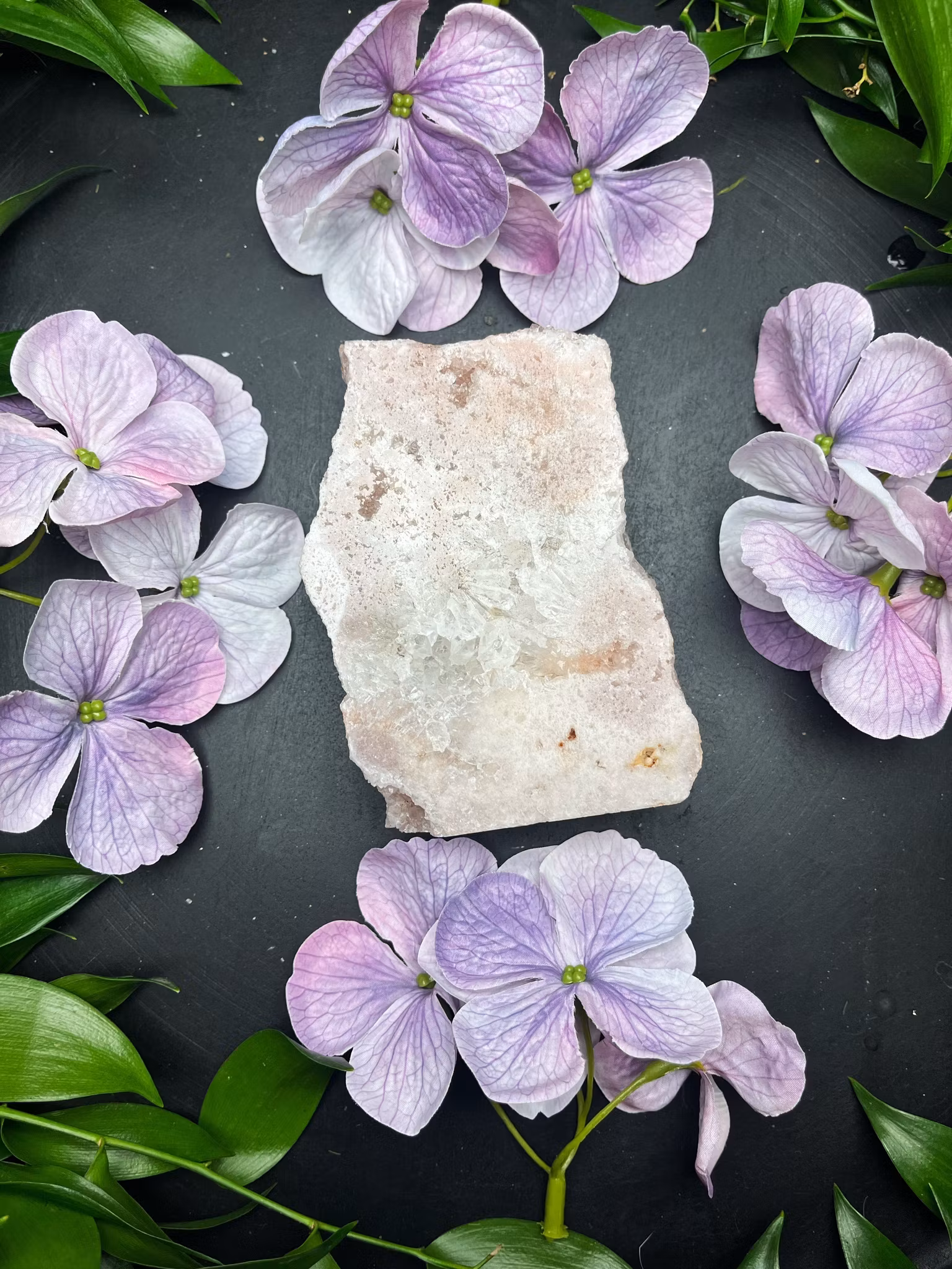 Ametist, Rosa slice stående