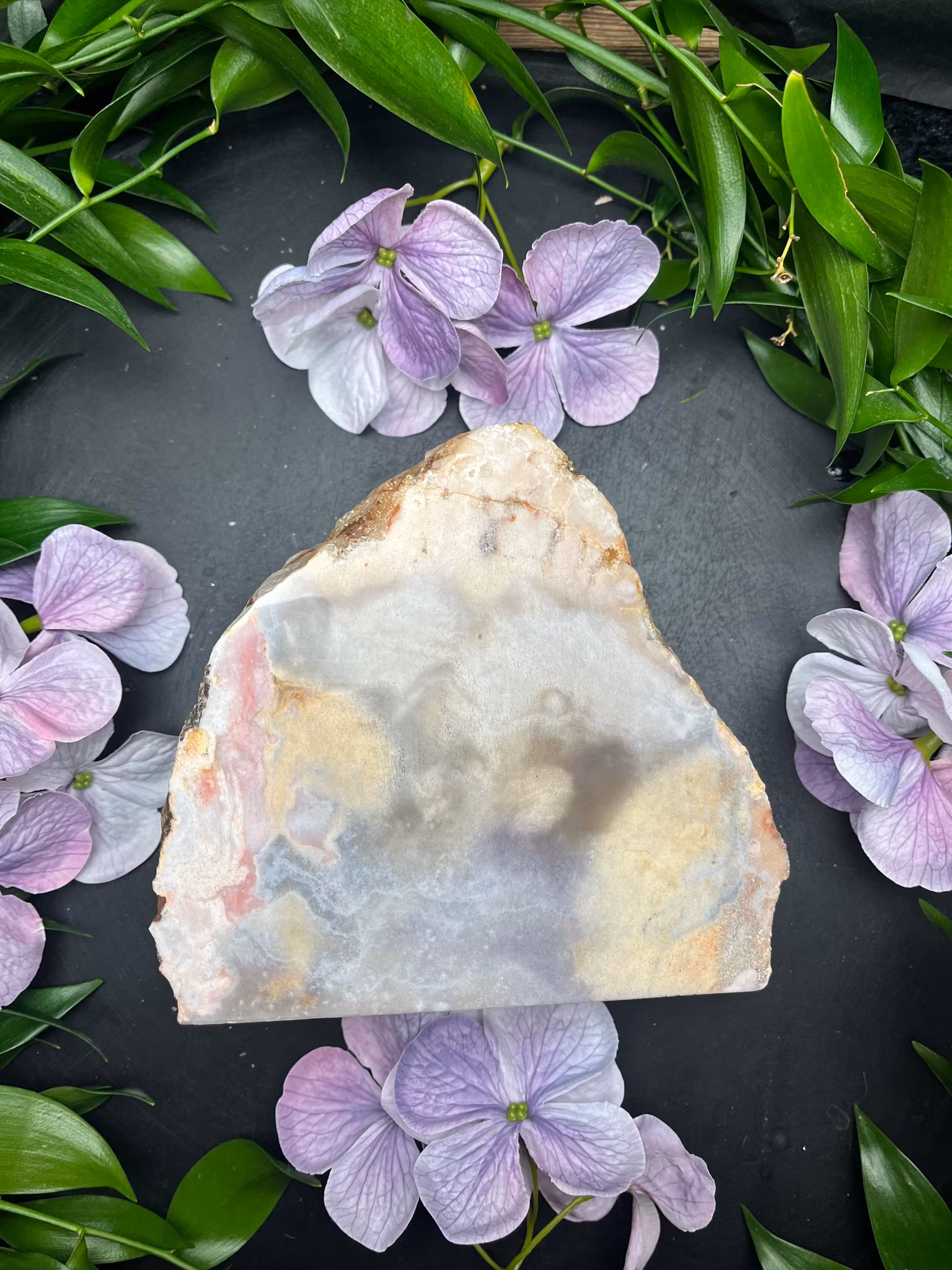 Ametist, Rosa slice stående