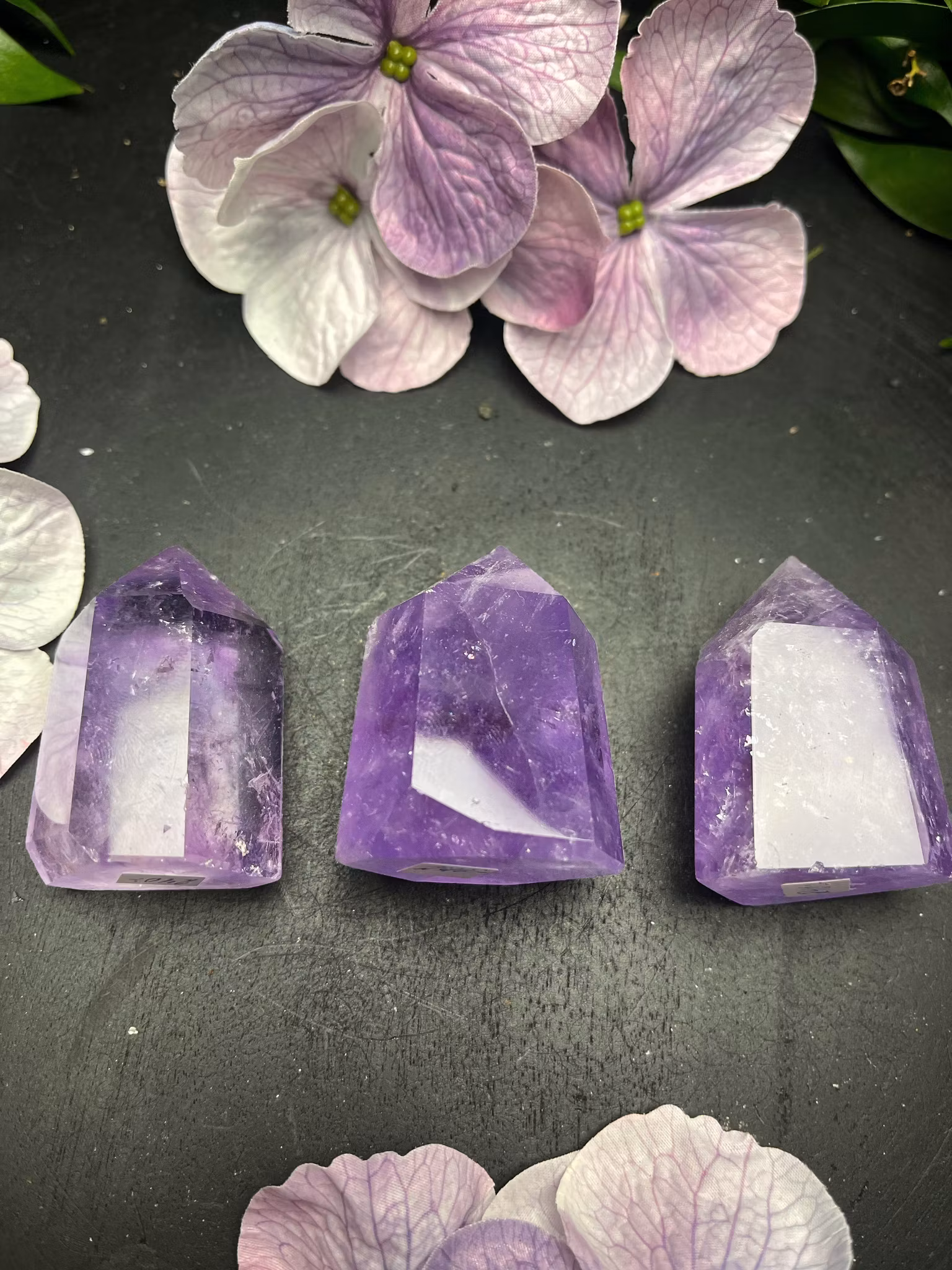 Ametist spetsar (hög kvalitet)