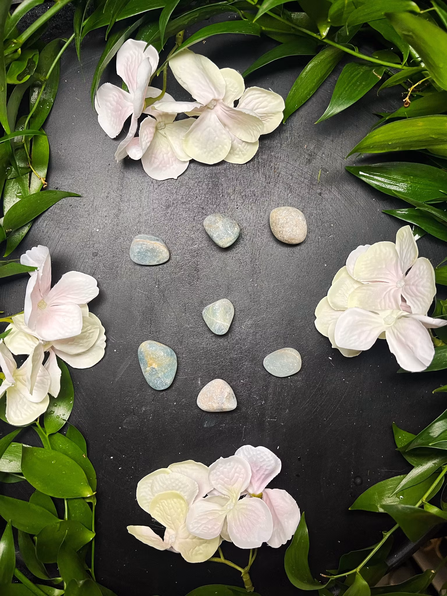 Aragonit, Blå Trumlade