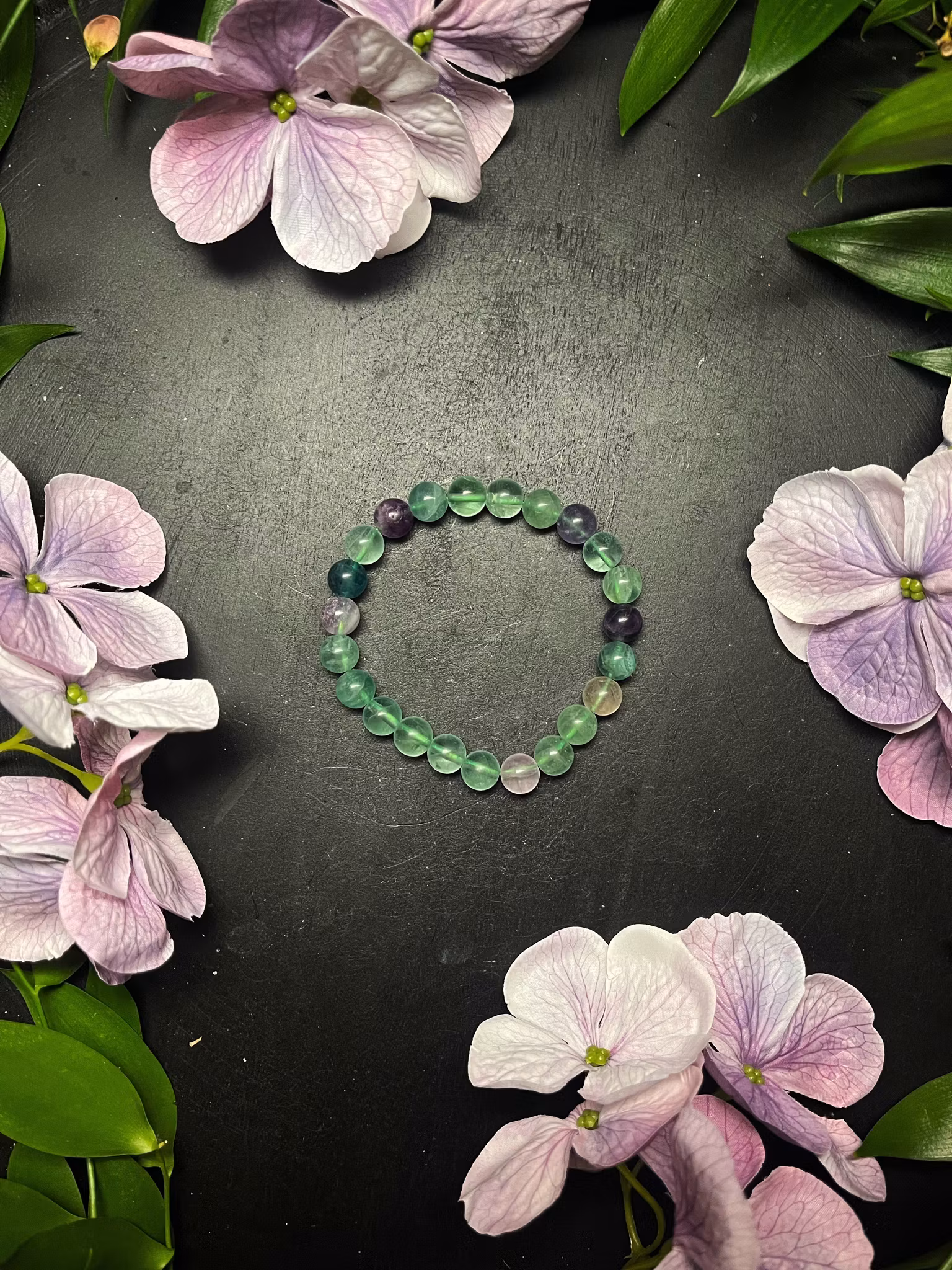 Fluorit, Regnbåge armband