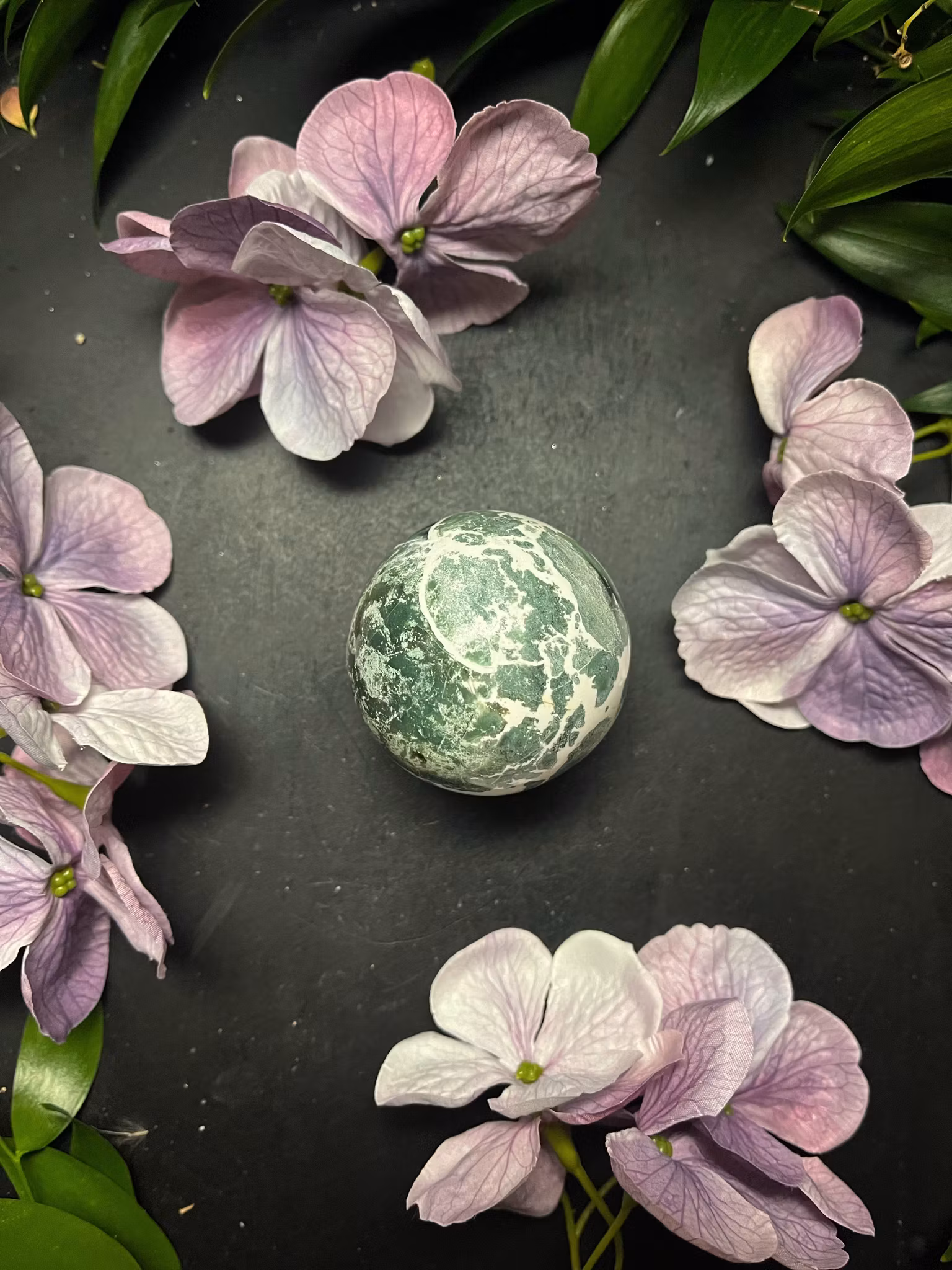 Grön Sardonyx klot Å