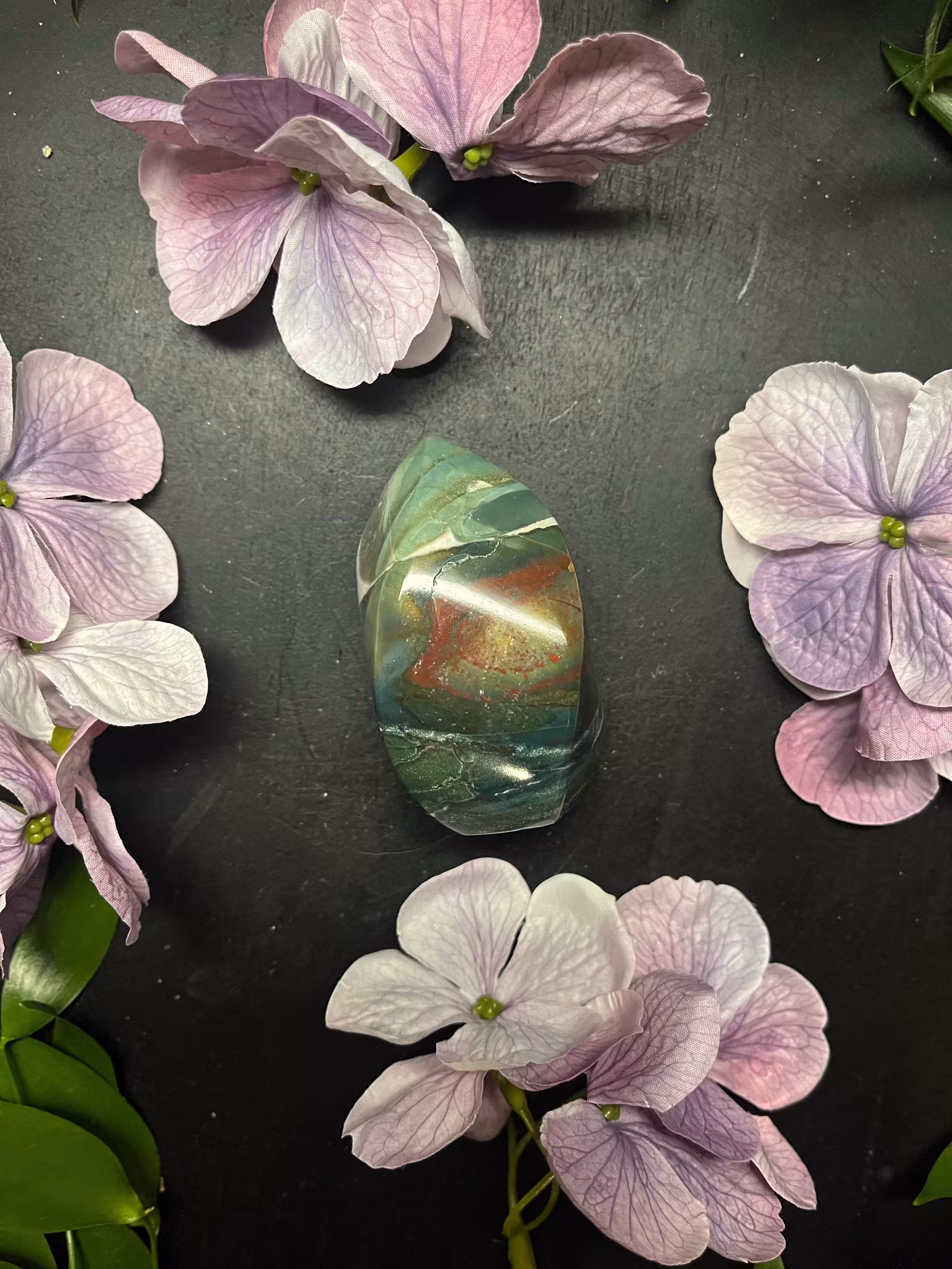 Grön Sardonyx flamma D