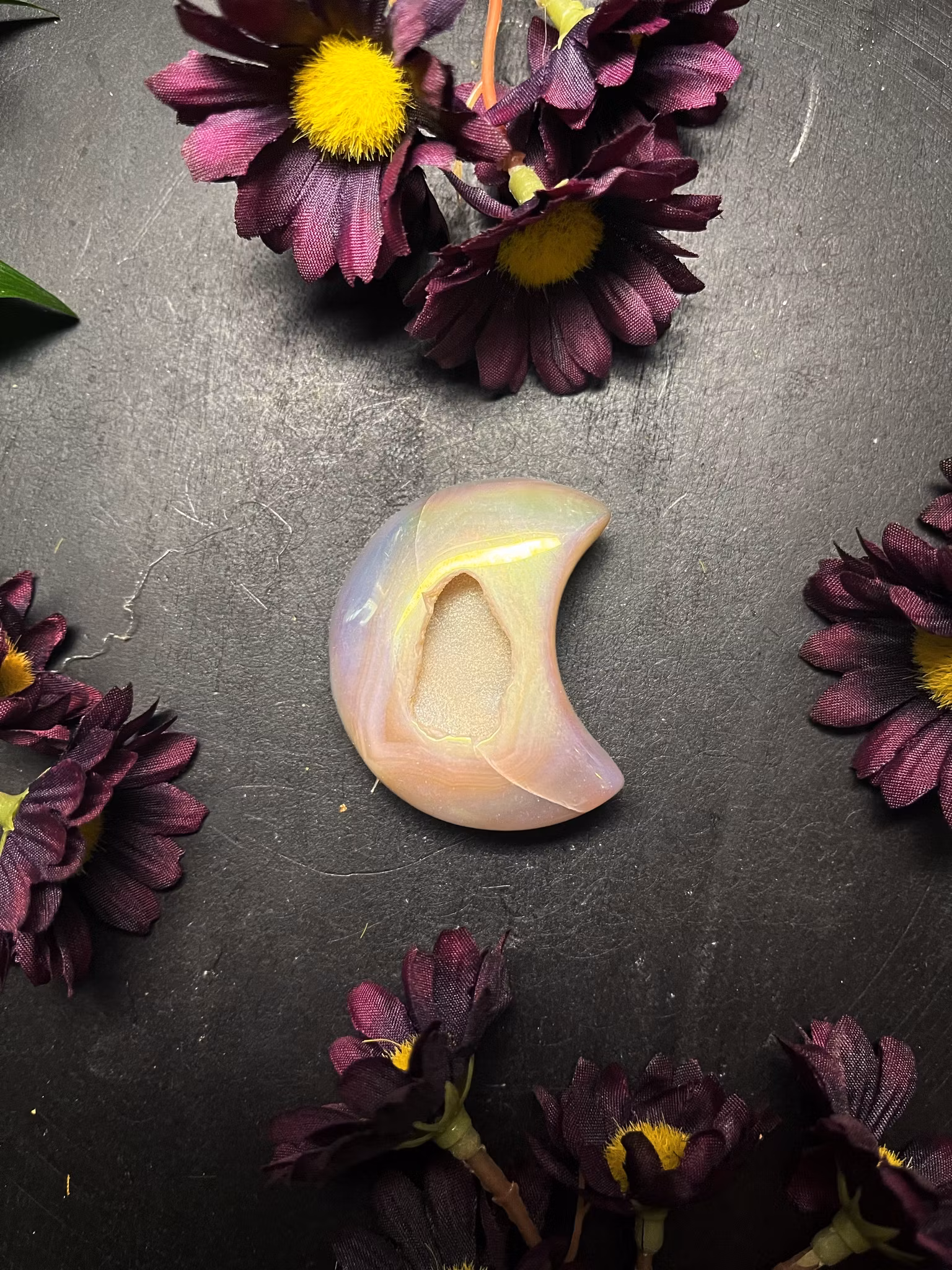 Agat, måne  aura med Druze B