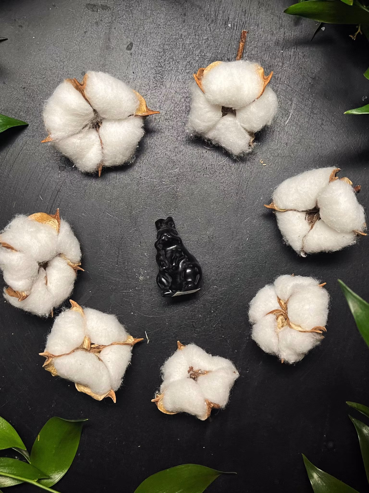 Kanin  svart obsidian