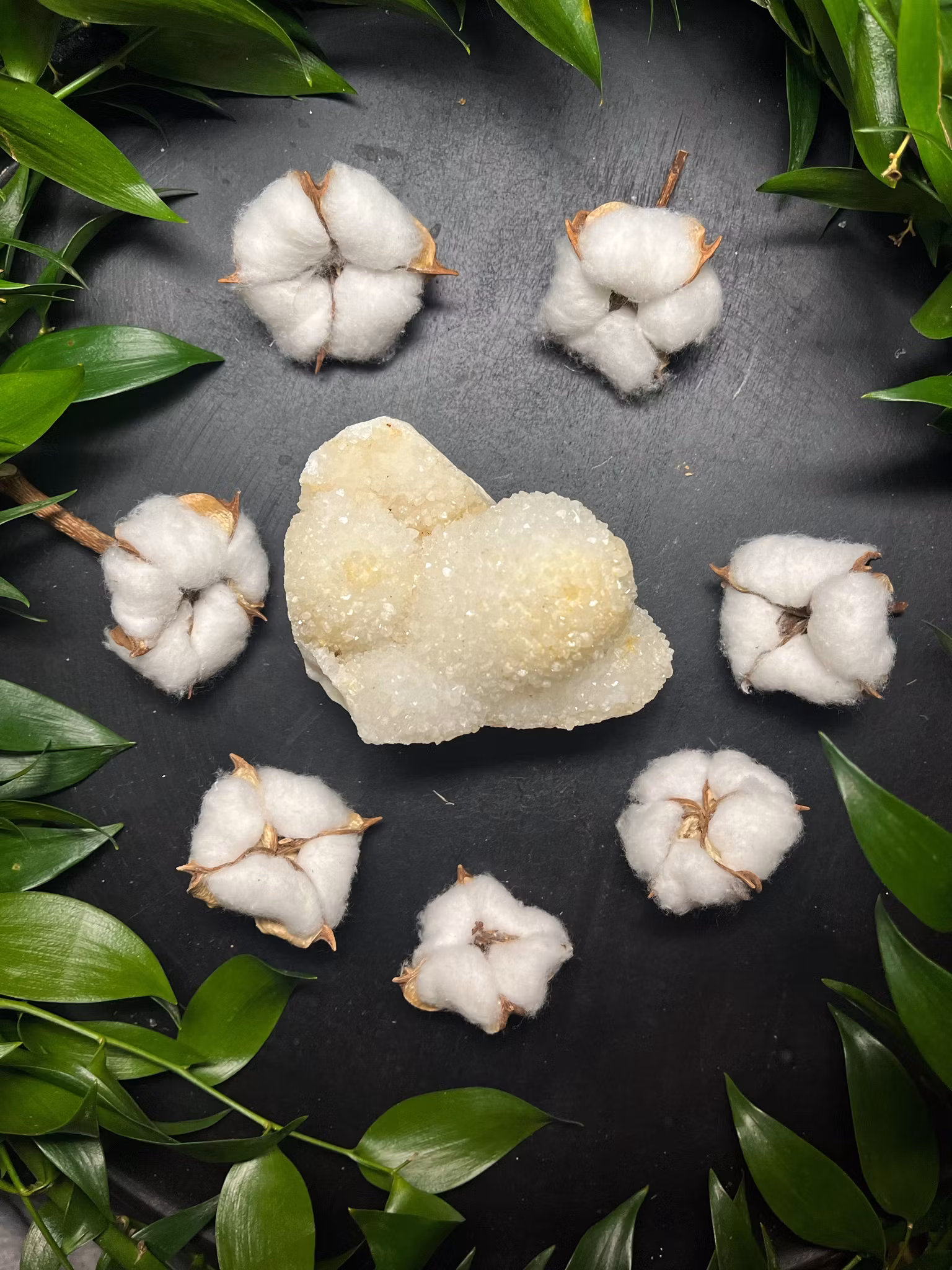 Solar kvarts (stalaktit) kluster D