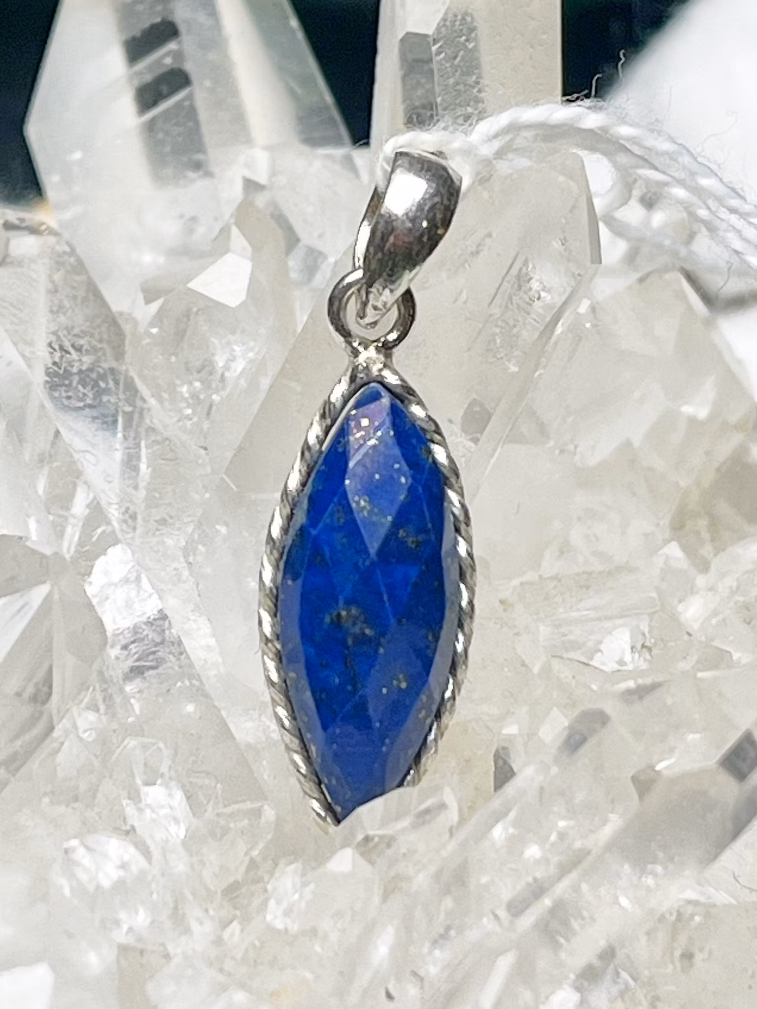 Lapis Lazuli hänge sterling silver