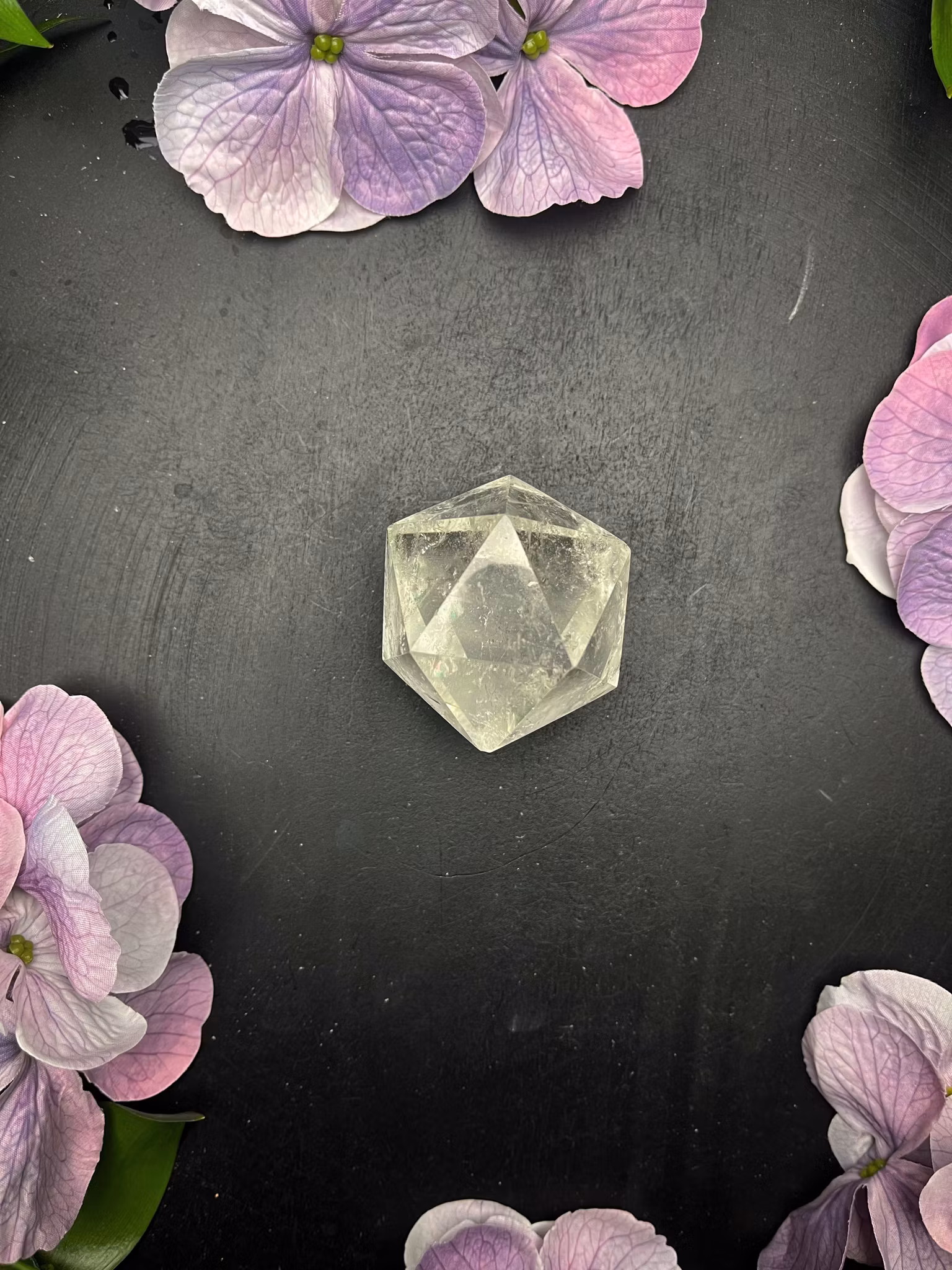 Bergskristall  hexagon