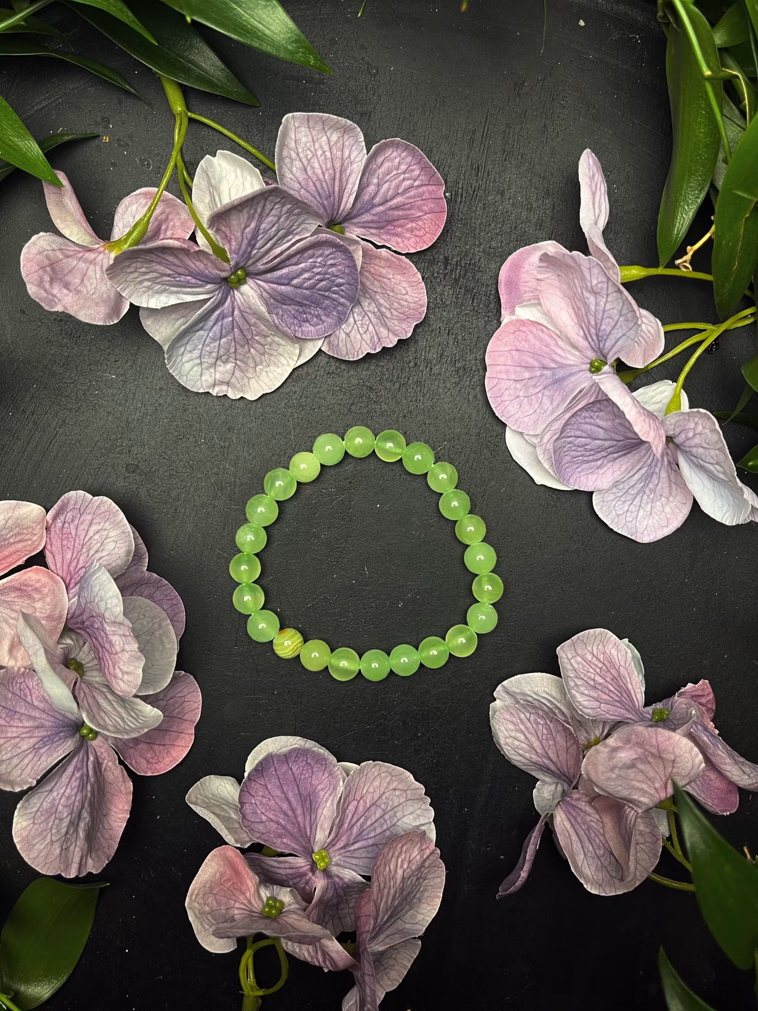 Kalcit, Grön Armband Rund HK