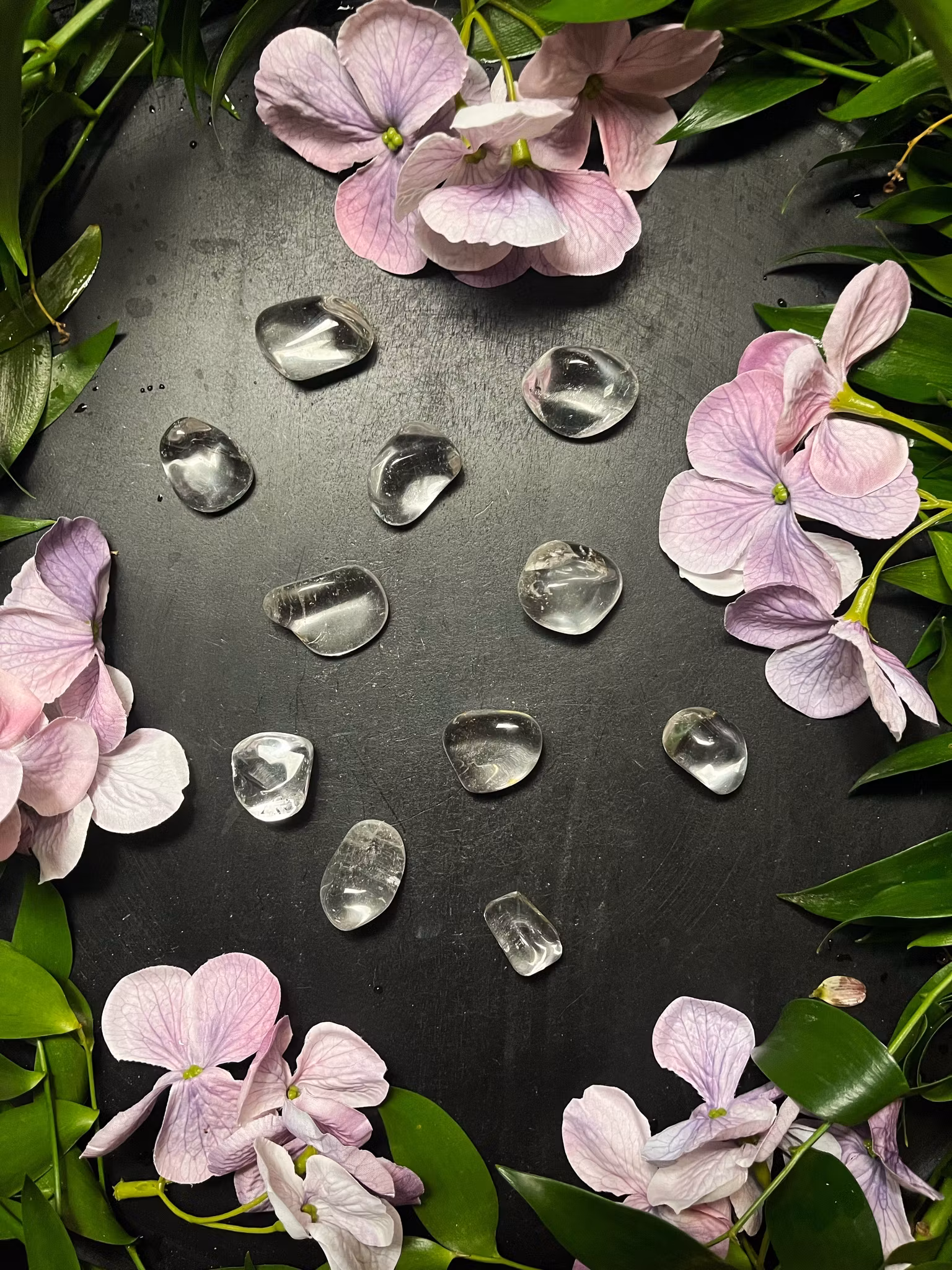 Bergskristall  (trumlad) AA+