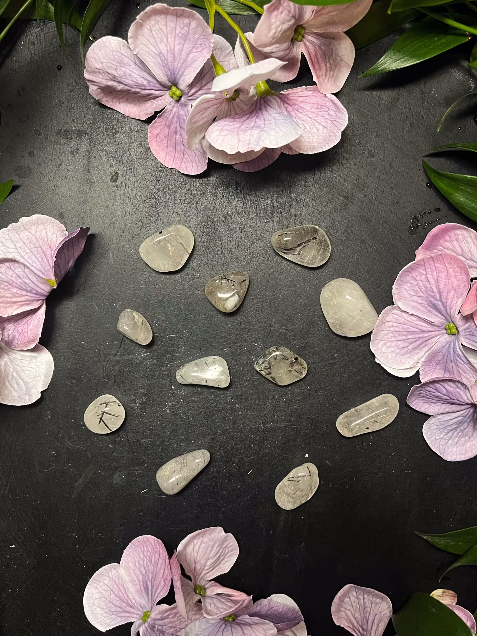 Turmalinkvarts, trumlade