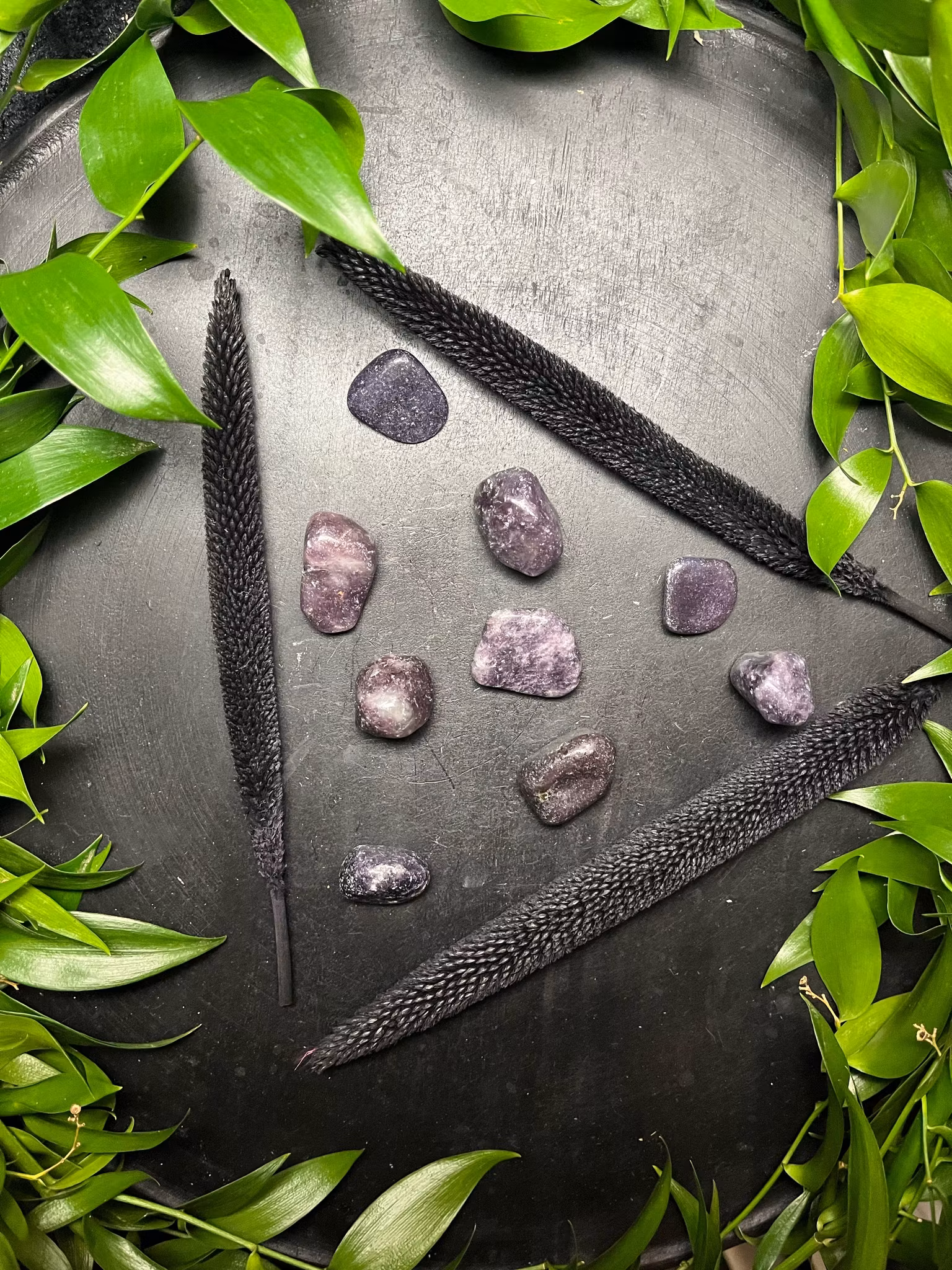 Lepidolit lila  (trumlade)