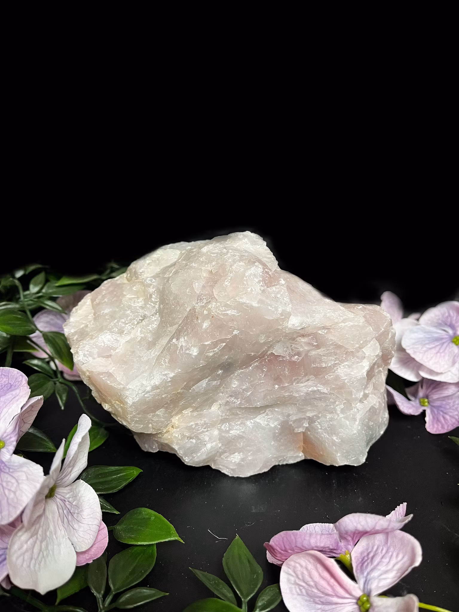 Rosenkvarts rå stor nr #1