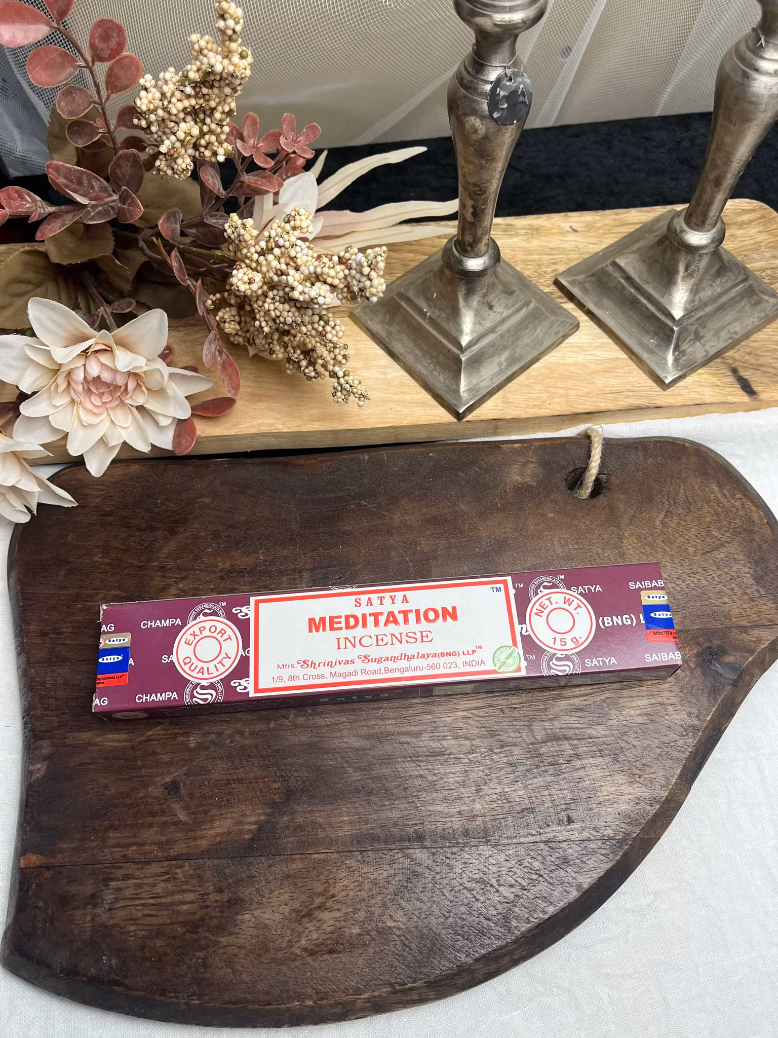 Rökelsepinnar, Satya Meditation