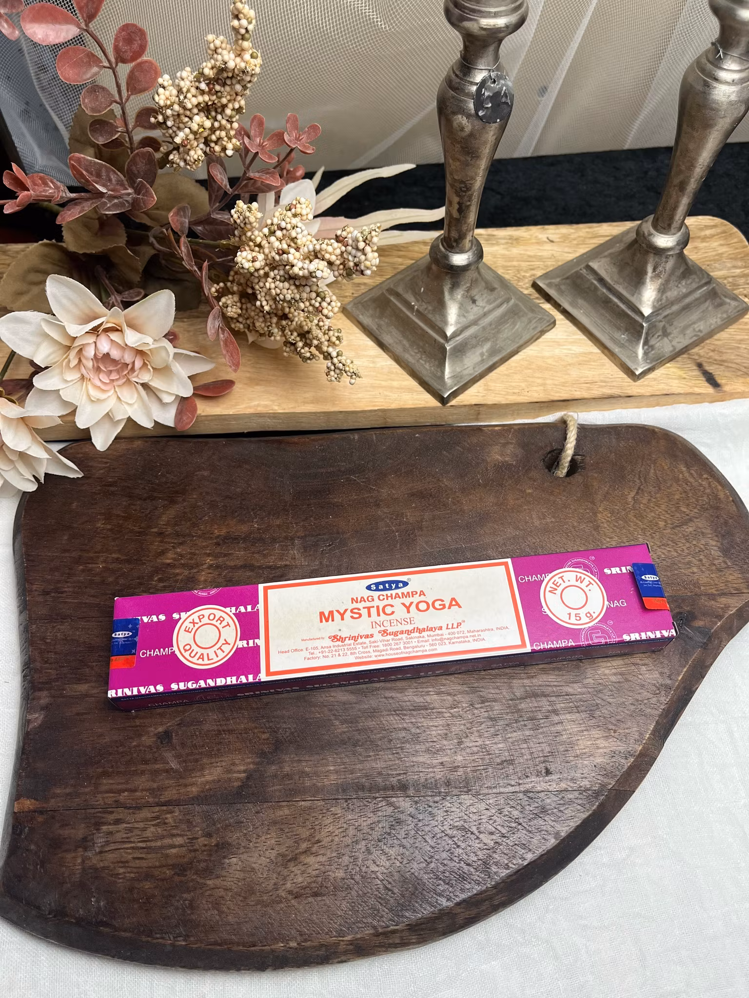 Rökelsepinnar, Satya Nag Champa Mystic Yoga