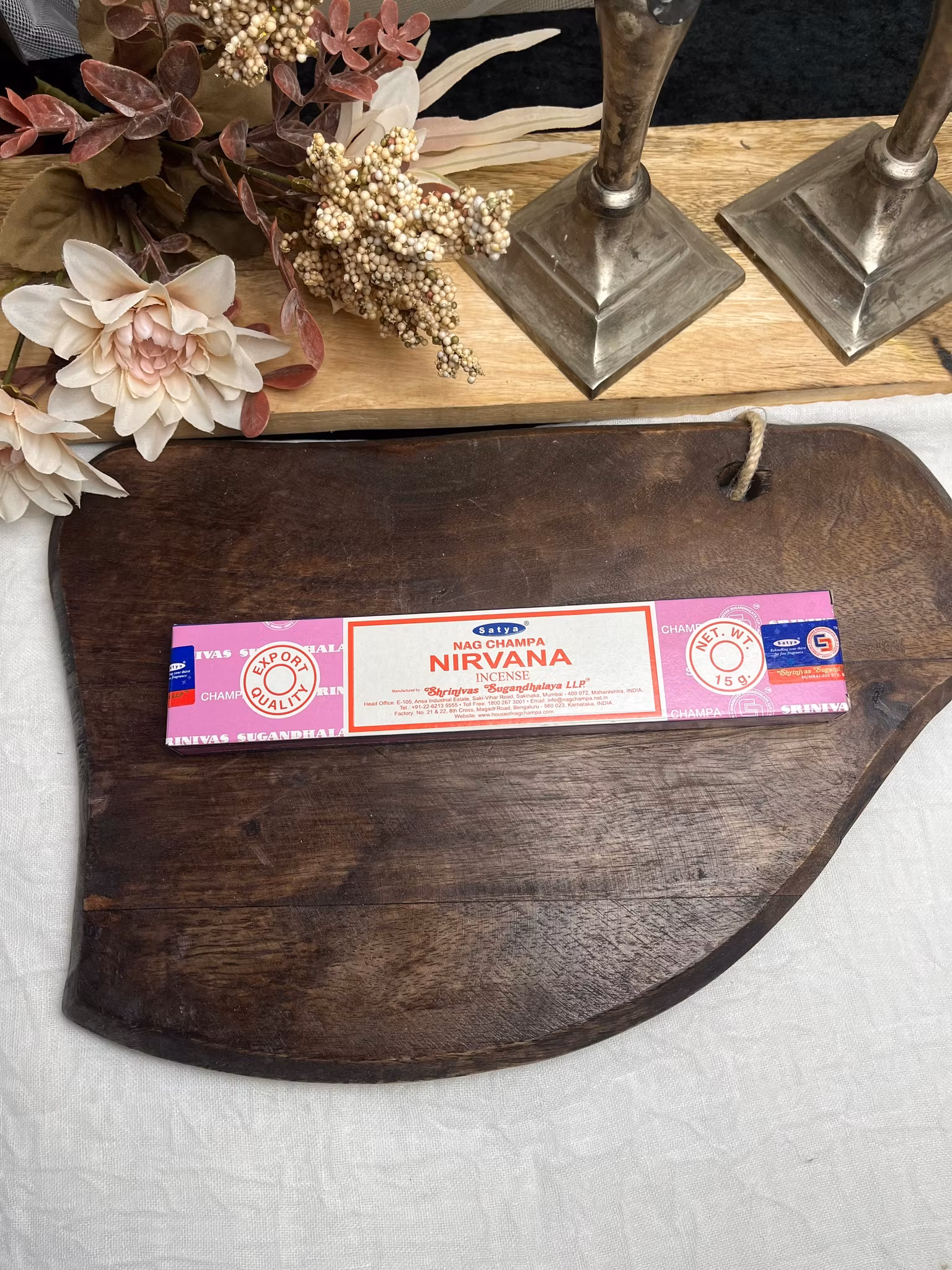 Rökelsepinnar, Satya Nirvana