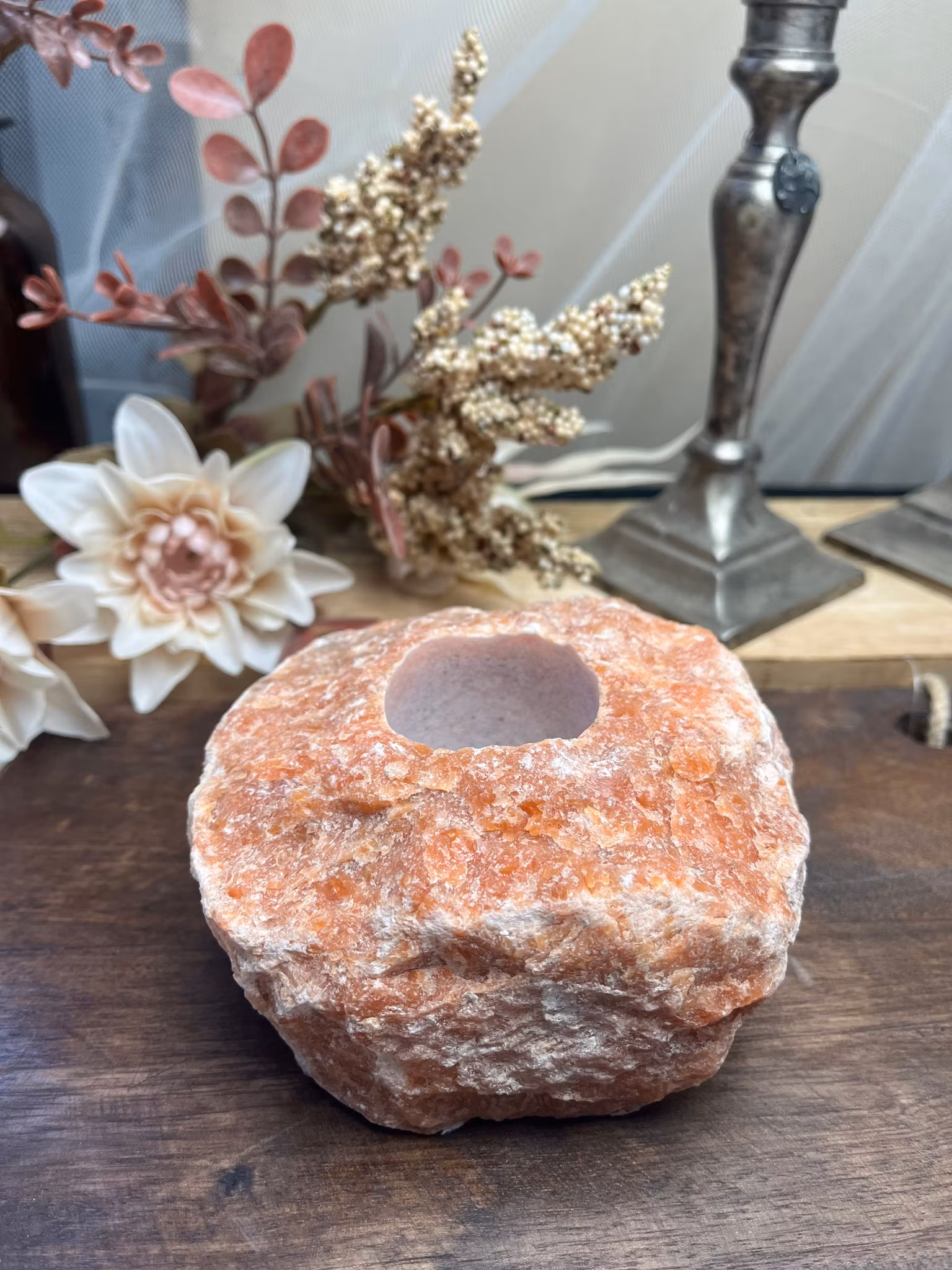 Orkidé kalcit lykta nr 1