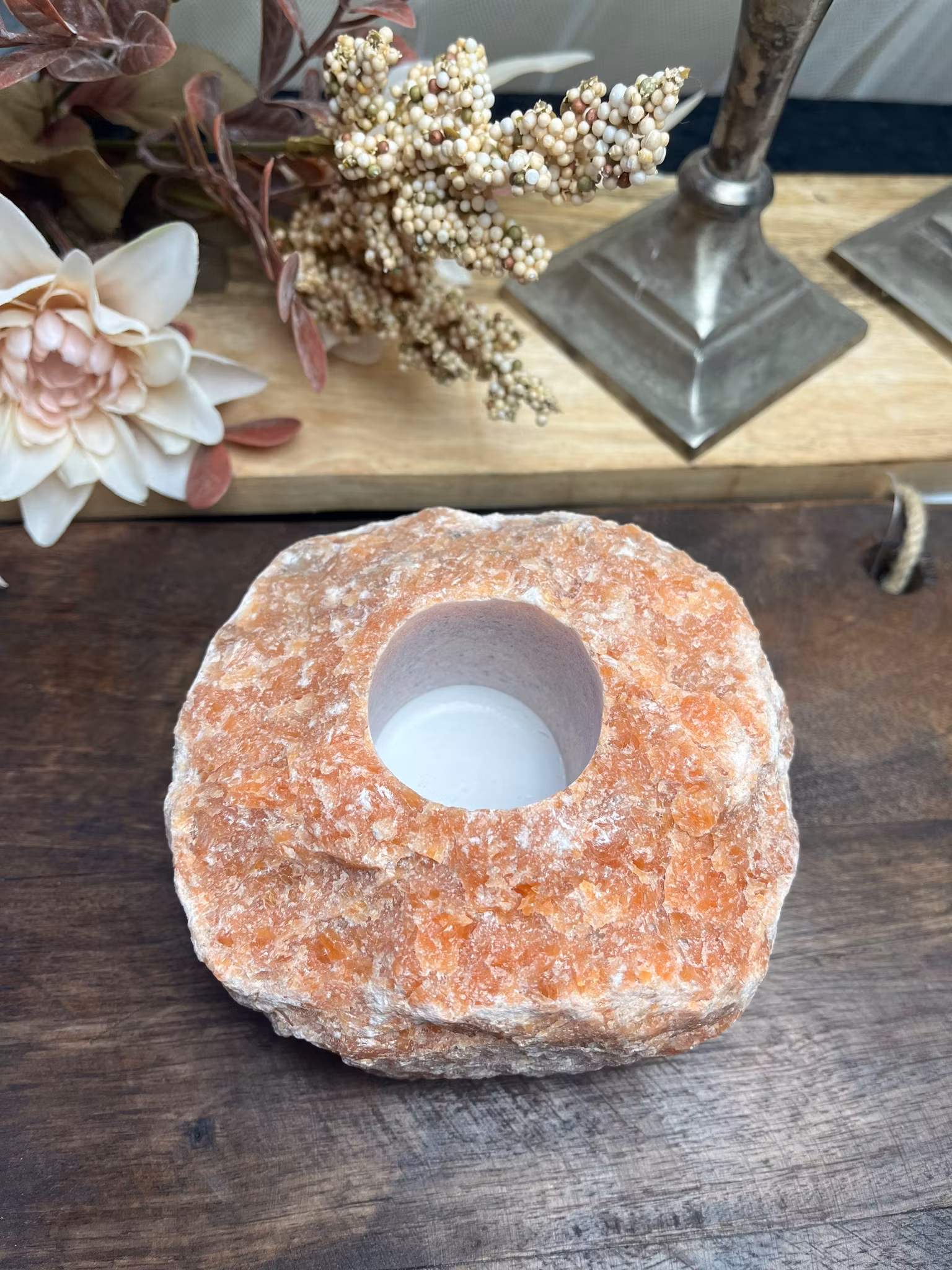 Orkidé kalcit lykta nr 1