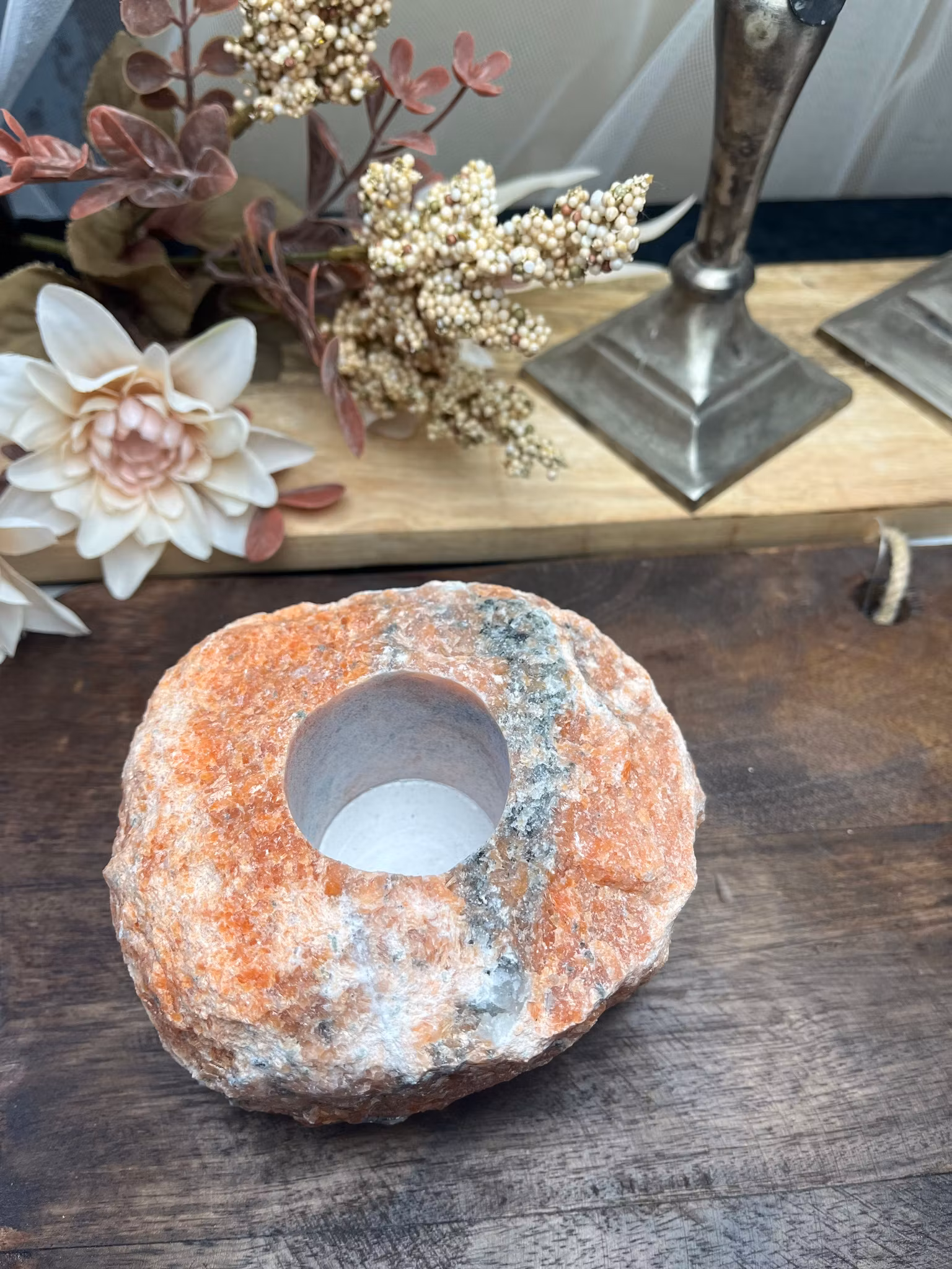 Orkidé kalcit lykta nr 2