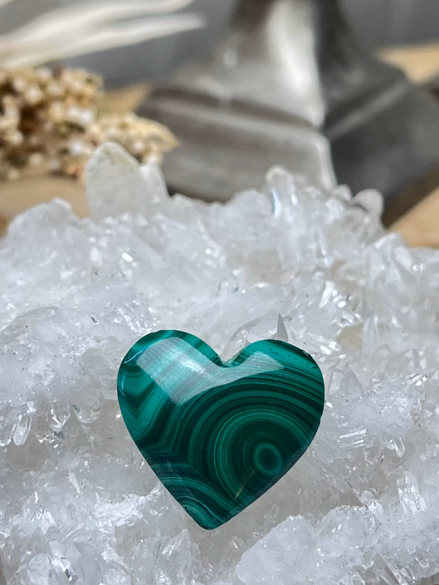 Malakit hjärta HK nr 3