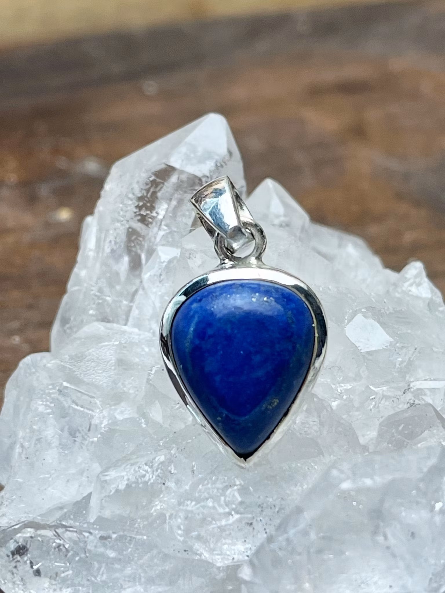 Lapis Lazuli hänge sterling silver